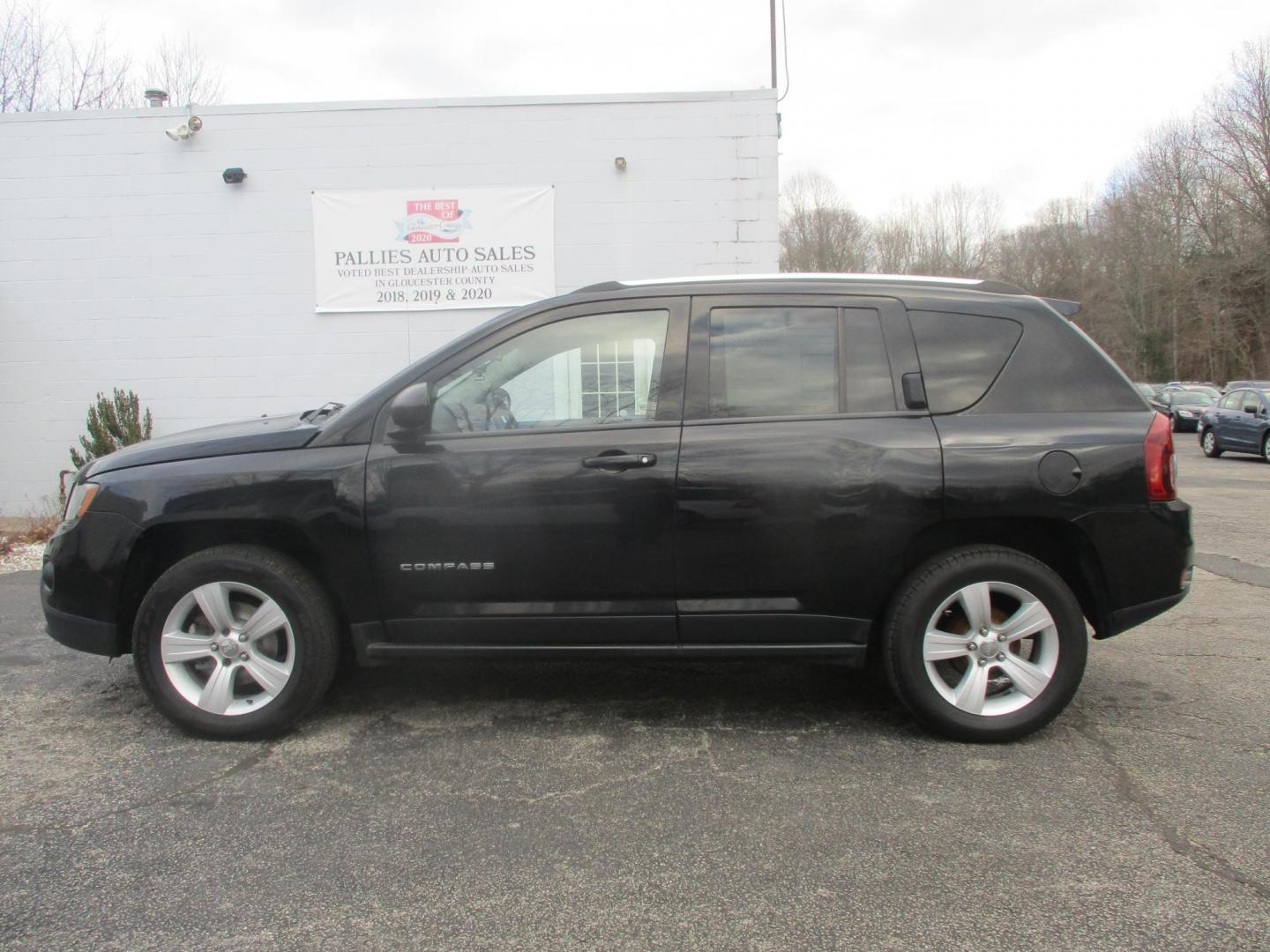 2014 BLACK Jeep Compass Sport FWD (1C4NJCBB0ED) with an 2.4L L4 DOHC 16V engine, located at 540a Delsea Drive, Sewell, NJ, 08080, (987) 867-5309, 39.752560, -75.111206 - Photo#1