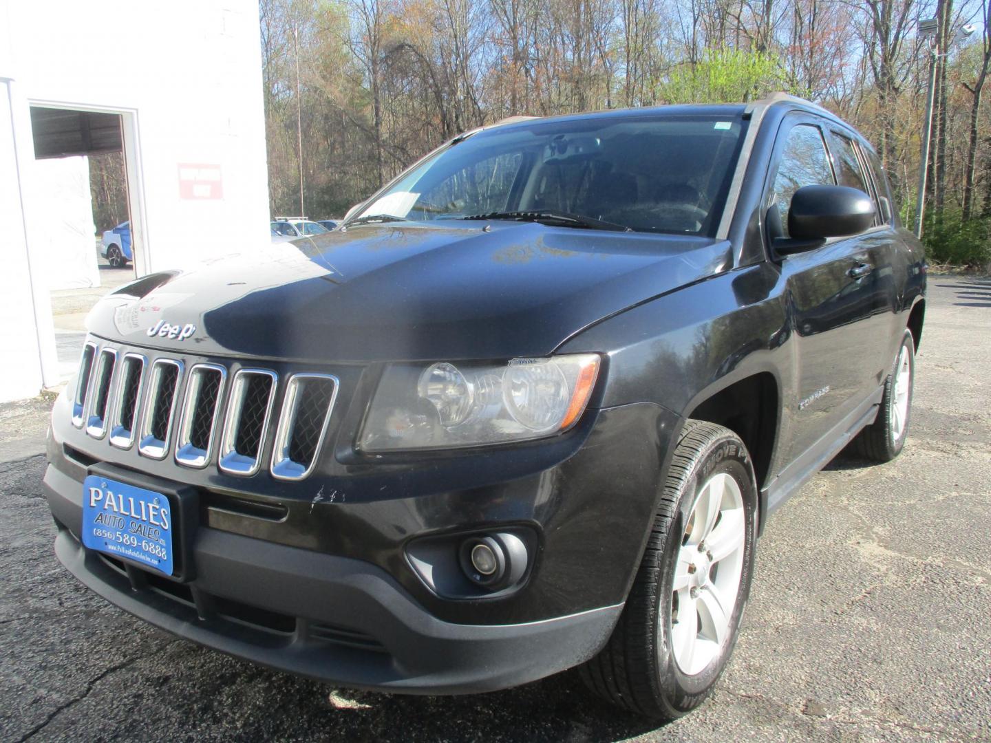 2014 BLACK Jeep Compass Sport FWD (1C4NJCBB0ED) with an 2.4L L4 DOHC 16V engine, located at 540a Delsea Drive, Sewell, NJ, 08080, (987) 867-5309, 39.752560, -75.111206 - Photo#0