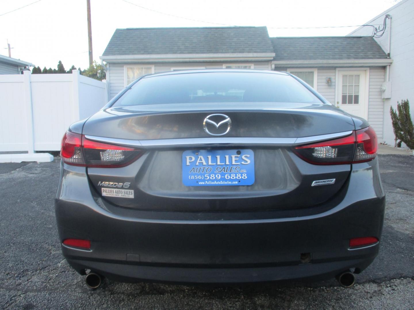 2016 GRAY Mazda Mazda6 i Sport AT (JM1GJ1U54G1) with an 2.5L L4 DOHC 16V engine, 6-Speed Automatic transmission, located at 540a Delsea Drive, Sewell, NJ, 08080, (987) 867-5309, 39.752560, -75.111206 - Photo#3