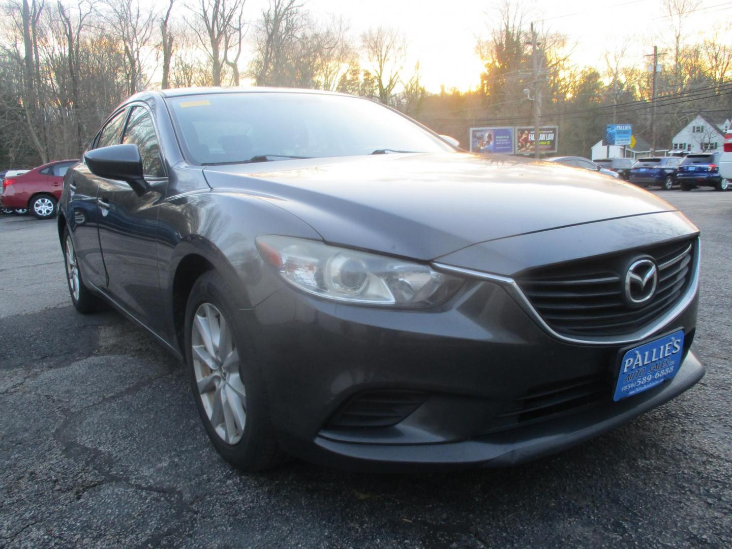 2016 GRAY Mazda Mazda6 i Sport AT (JM1GJ1U54G1) with an 2.5L L4 DOHC 16V engine, 6-Speed Automatic transmission, located at 540a Delsea Drive, Sewell, NJ, 08080, (987) 867-5309, 39.752560, -75.111206 - Photo#8