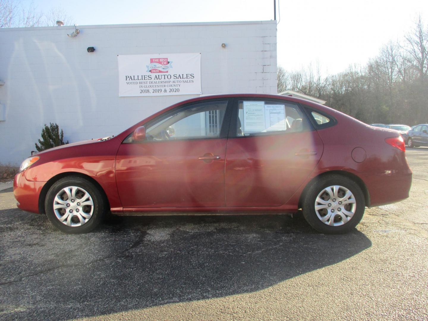 2010 RED Hyundai Elantra GLS (KMHDU4AD4AU) with an 2.0L L4 DOHC 16V engine, located at 540a Delsea Drive, Sewell, NJ, 08080, (987) 867-5309, 39.752560, -75.111206 - Photo#1