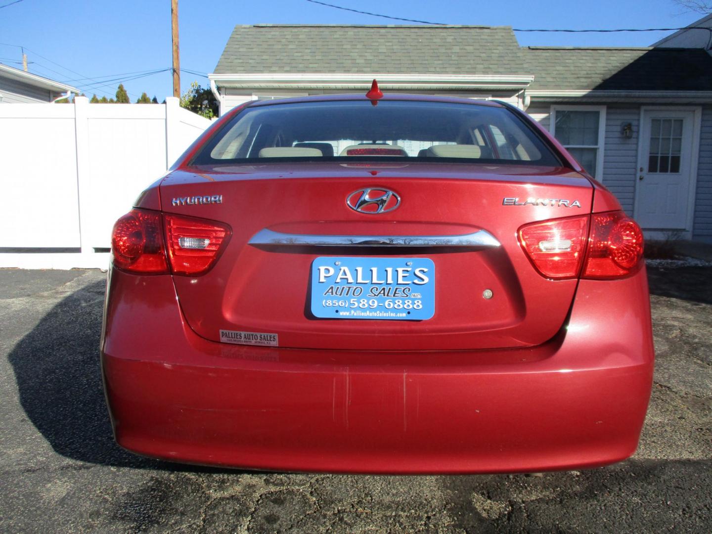 2010 RED Hyundai Elantra GLS (KMHDU4AD4AU) with an 2.0L L4 DOHC 16V engine, located at 540a Delsea Drive, Sewell, NJ, 08080, (987) 867-5309, 39.752560, -75.111206 - Photo#3