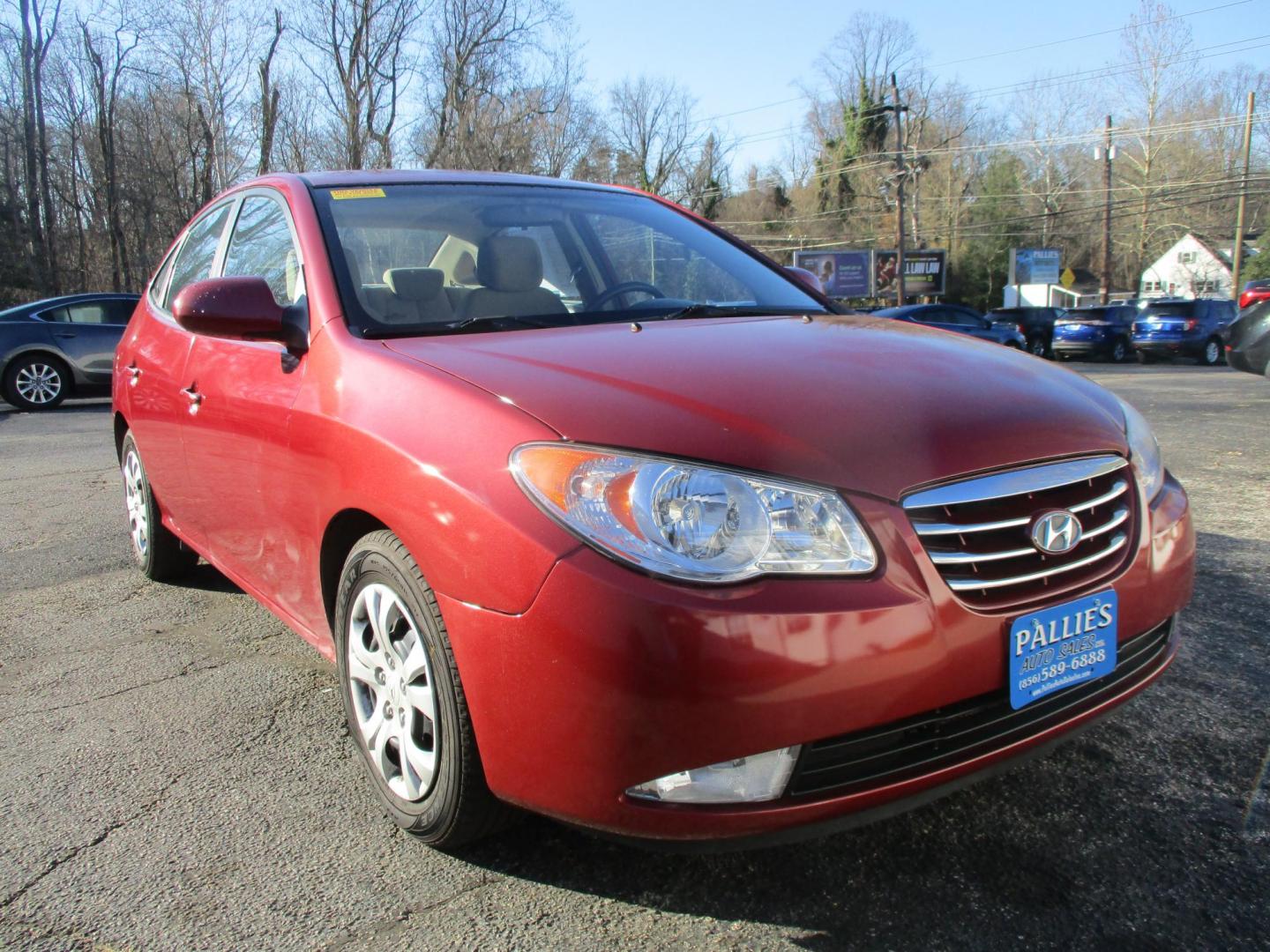 2010 RED Hyundai Elantra GLS (KMHDU4AD4AU) with an 2.0L L4 DOHC 16V engine, located at 540a Delsea Drive, Sewell, NJ, 08080, (987) 867-5309, 39.752560, -75.111206 - Photo#7