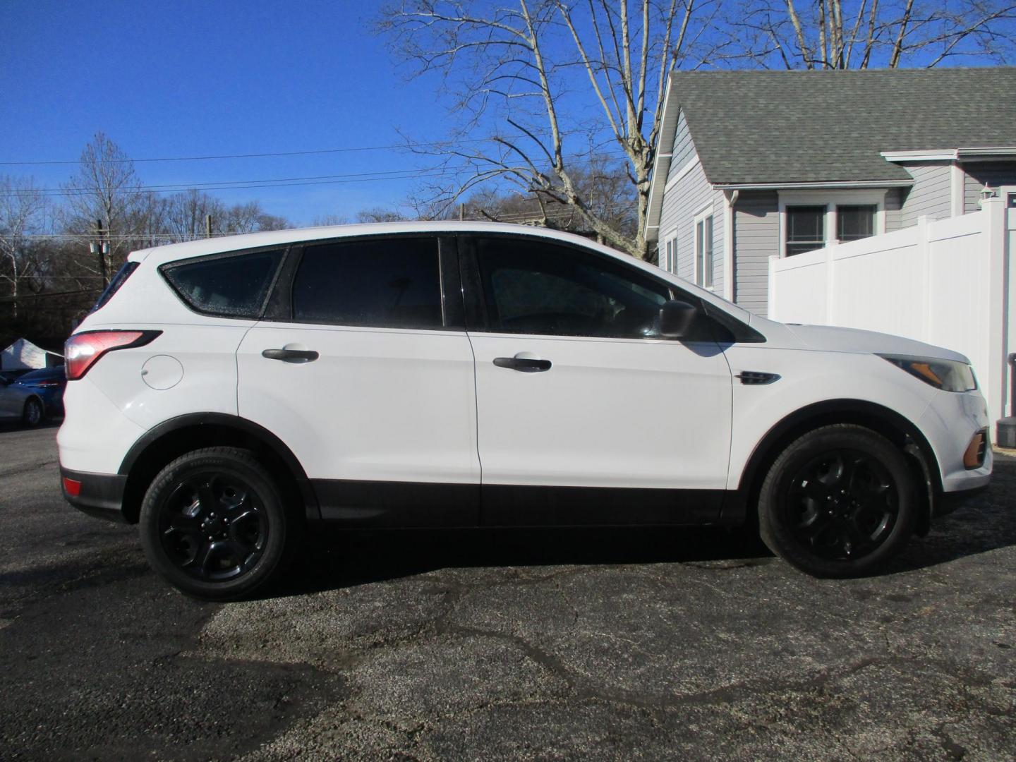 2018 WHITE Ford Escape S FWD (1FMCU0F73JU) with an 2.5L L4 DOHC 16V engine, 6A transmission, located at 540a Delsea Drive, Sewell, NJ, 08080, (987) 867-5309, 39.752560, -75.111206 - Photo#6