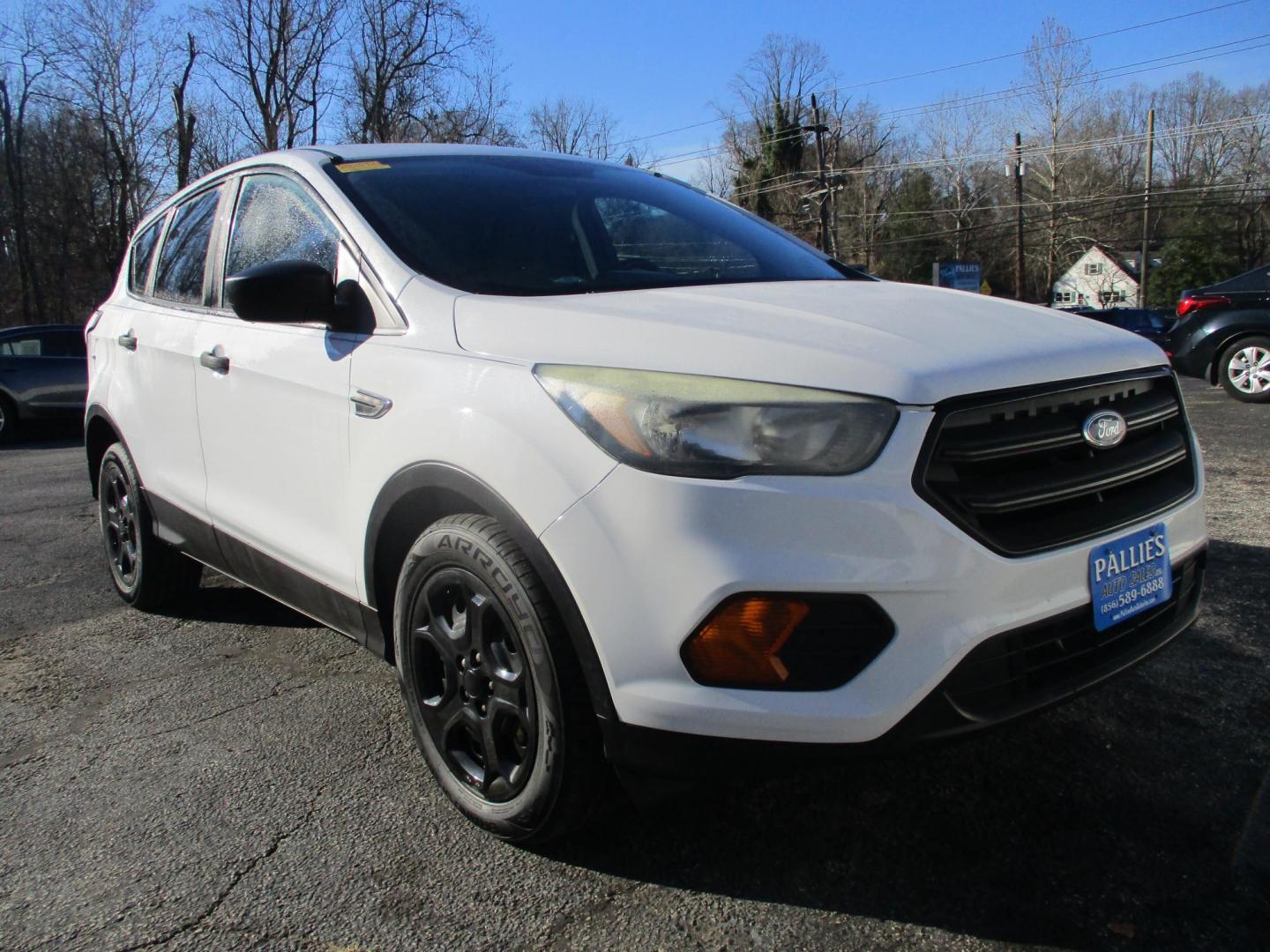 2018 WHITE Ford Escape S FWD (1FMCU0F73JU) with an 2.5L L4 DOHC 16V engine, 6A transmission, located at 540a Delsea Drive, Sewell, NJ, 08080, (987) 867-5309, 39.752560, -75.111206 - Photo#7