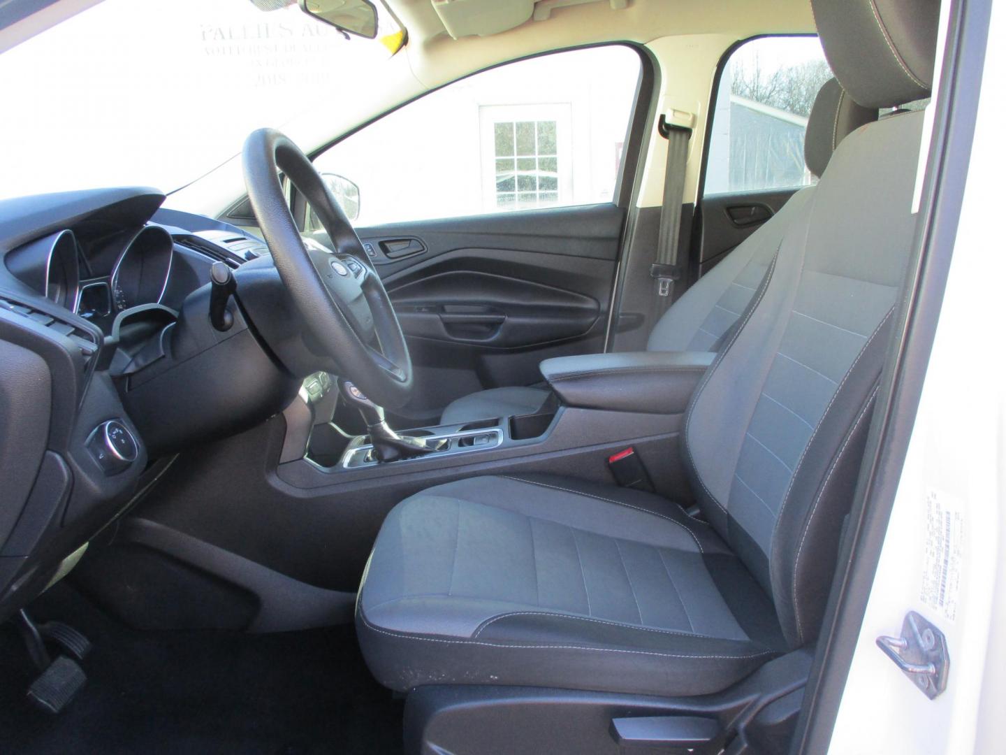 2018 WHITE Ford Escape S FWD (1FMCU0F73JU) with an 2.5L L4 DOHC 16V engine, 6A transmission, located at 540a Delsea Drive, Sewell, NJ, 08080, (987) 867-5309, 39.752560, -75.111206 - Photo#11