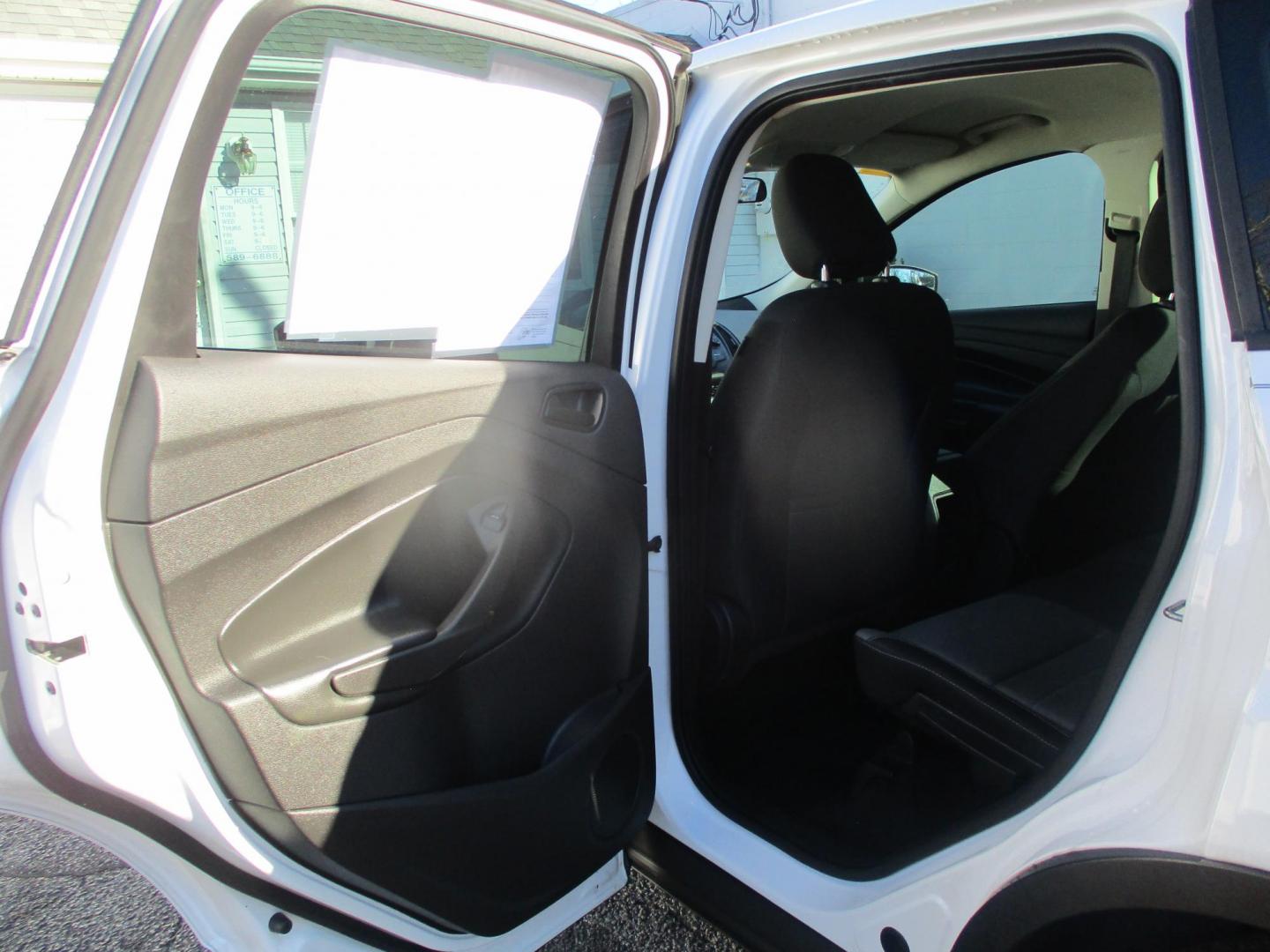 2018 WHITE Ford Escape S FWD (1FMCU0F73JU) with an 2.5L L4 DOHC 16V engine, 6A transmission, located at 540a Delsea Drive, Sewell, NJ, 08080, (987) 867-5309, 39.752560, -75.111206 - Photo#12