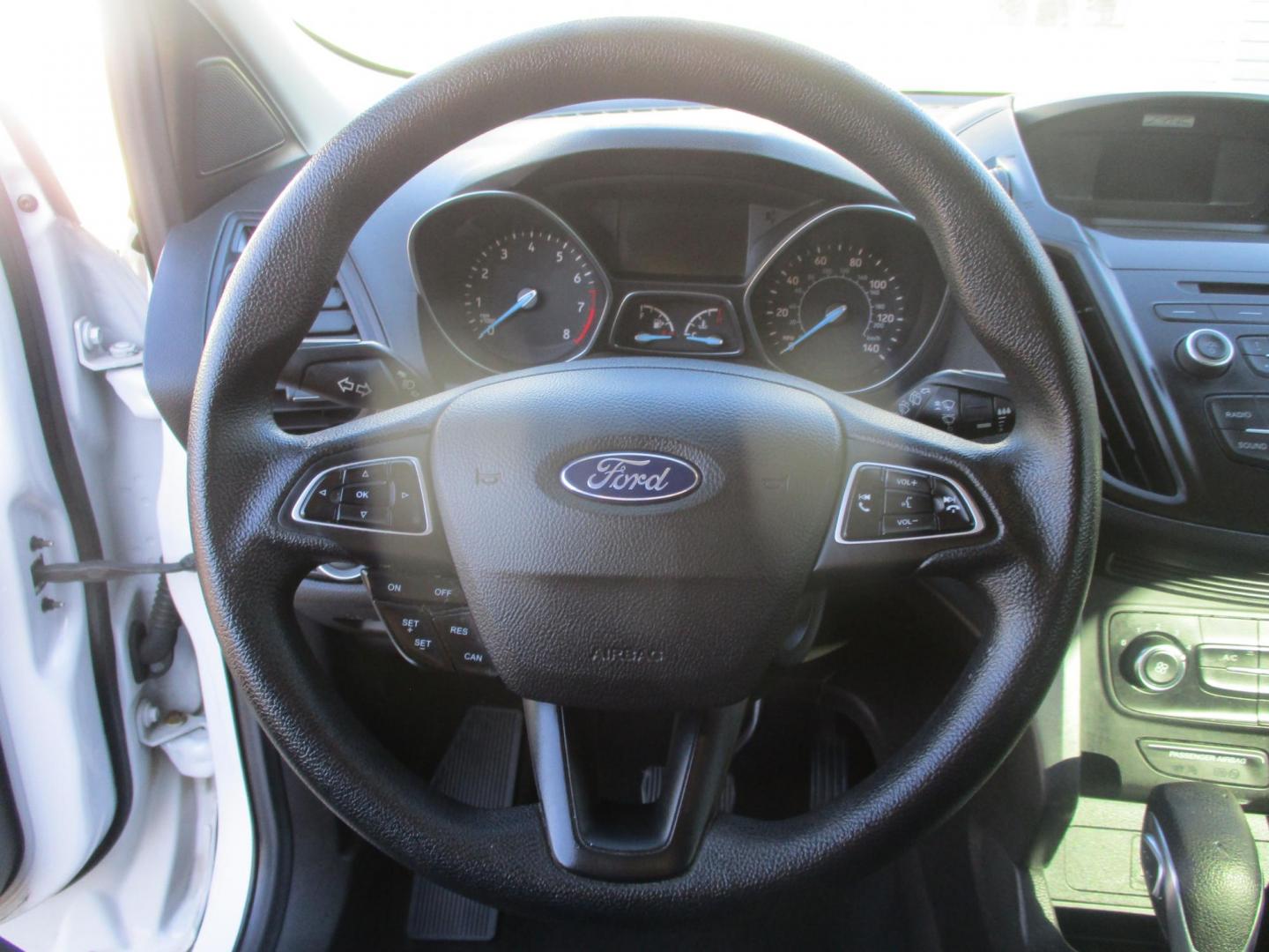 2018 WHITE Ford Escape S FWD (1FMCU0F73JU) with an 2.5L L4 DOHC 16V engine, 6A transmission, located at 540a Delsea Drive, Sewell, NJ, 08080, (987) 867-5309, 39.752560, -75.111206 - Photo#15
