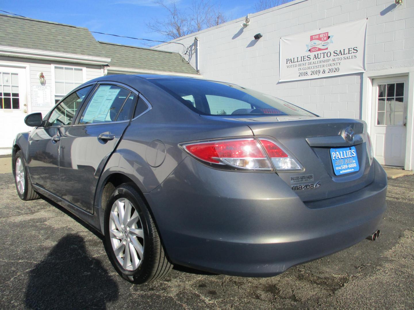 2011 GRAY Mazda MAZDA6 I Grand Touring (1YVHZ8CH5B5) with an 2.5L L4 DOHC 16V engine, 5-Speed Automatic transmission, located at 540a Delsea Drive, Sewell, NJ, 08080, (987) 867-5309, 39.752560, -75.111206 - Photo#2