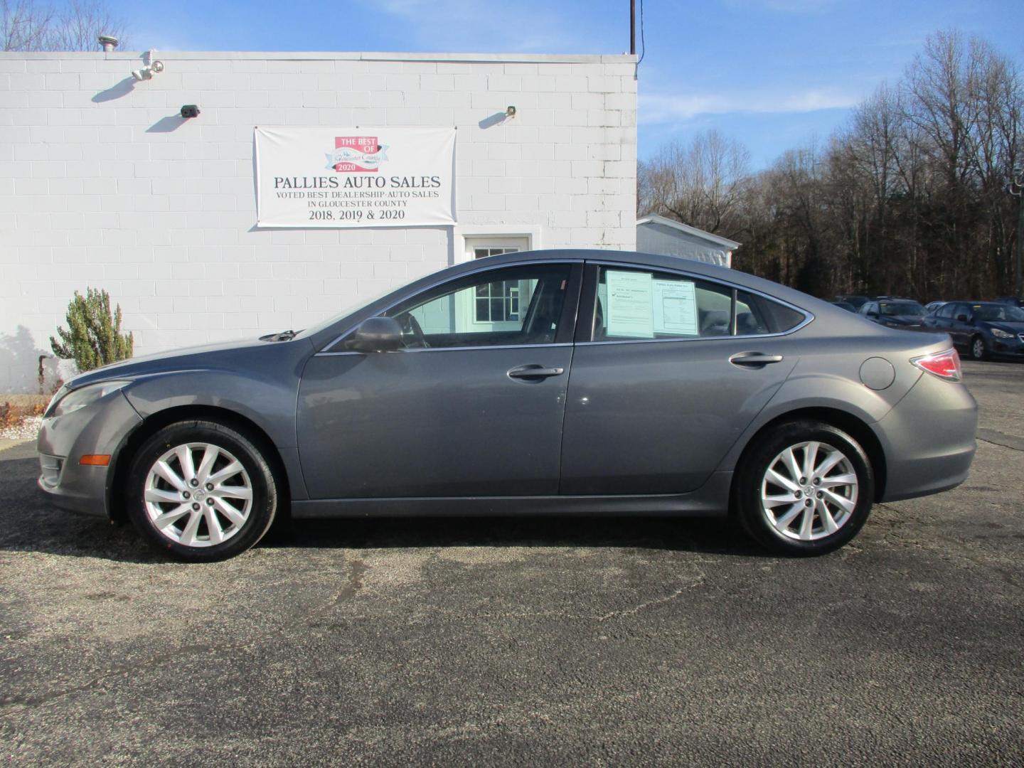 2011 GRAY Mazda MAZDA6 I Grand Touring (1YVHZ8CH5B5) with an 2.5L L4 DOHC 16V engine, 5-Speed Automatic transmission, located at 540a Delsea Drive, Sewell, NJ, 08080, (987) 867-5309, 39.752560, -75.111206 - Photo#1