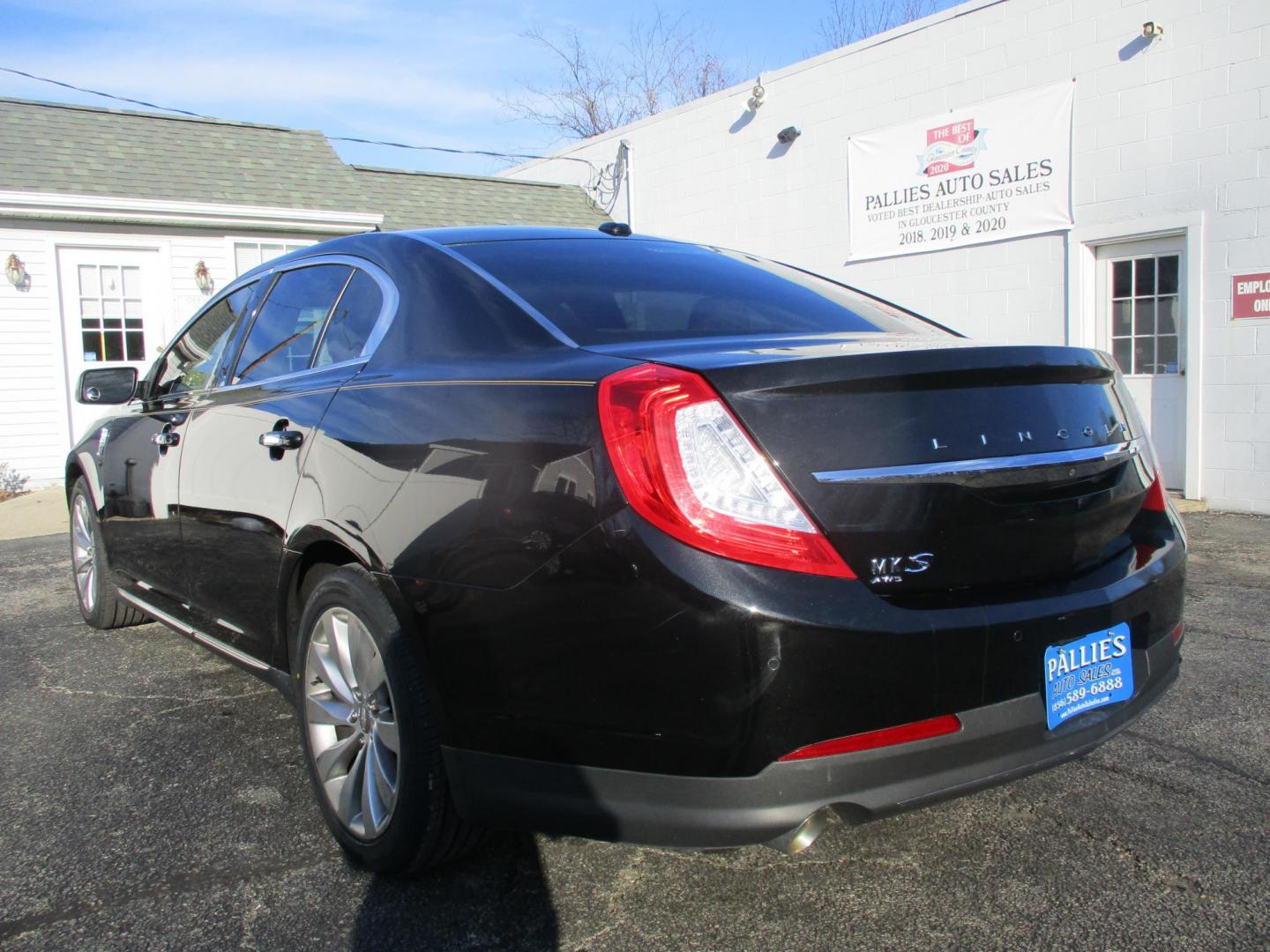 2015 BLACK Lincoln MKS AWD (1LNHL9EK0FG) with an 3.7L V6 DOHC 24V engine, 6-Speed Automatic transmission, located at 540a Delsea Drive, Sewell, NJ, 08080, (987) 867-5309, 39.752560, -75.111206 - Photo#2