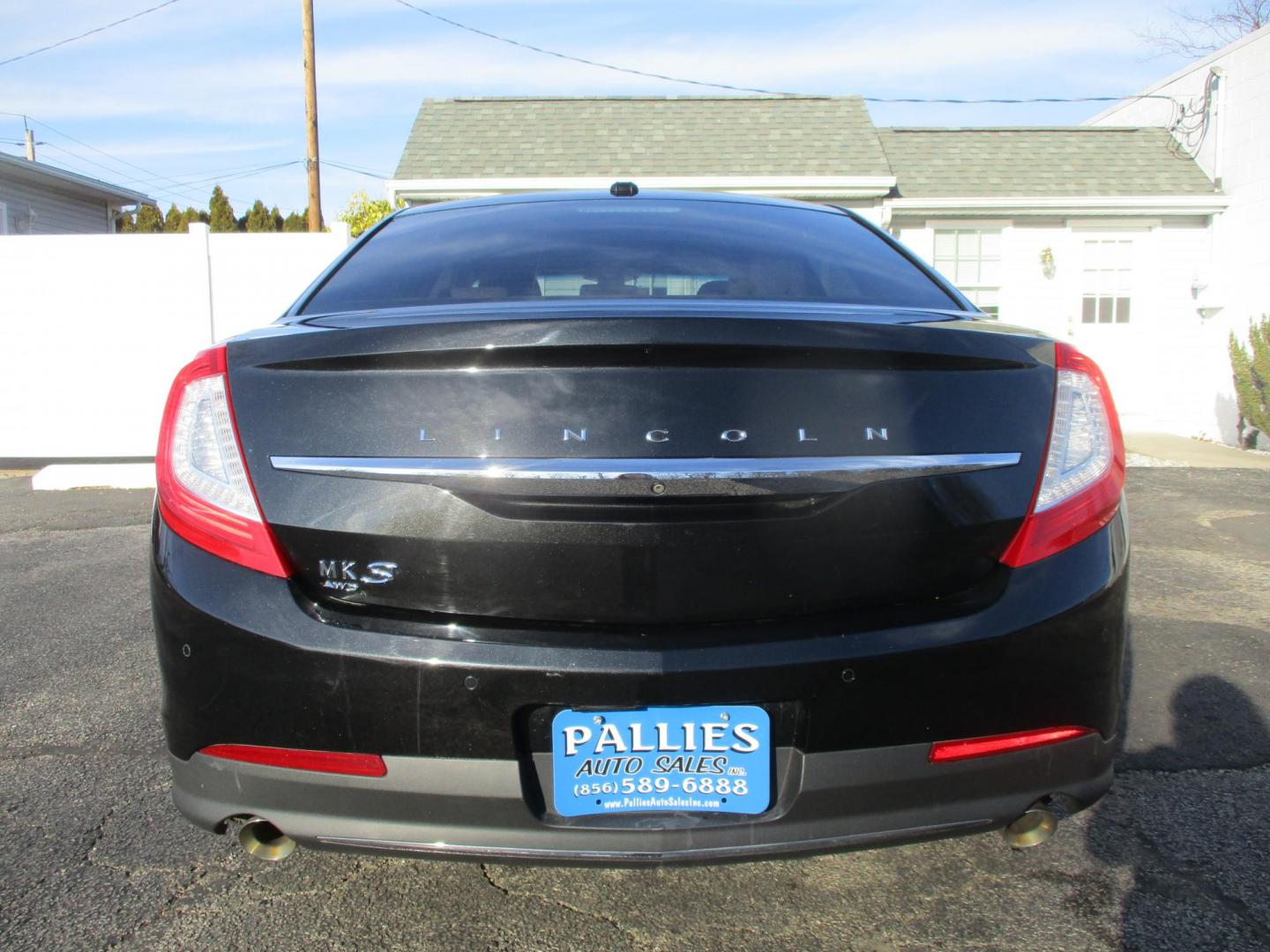 2015 BLACK Lincoln MKS AWD (1LNHL9EK0FG) with an 3.7L V6 DOHC 24V engine, 6-Speed Automatic transmission, located at 540a Delsea Drive, Sewell, NJ, 08080, (987) 867-5309, 39.752560, -75.111206 - Photo#3