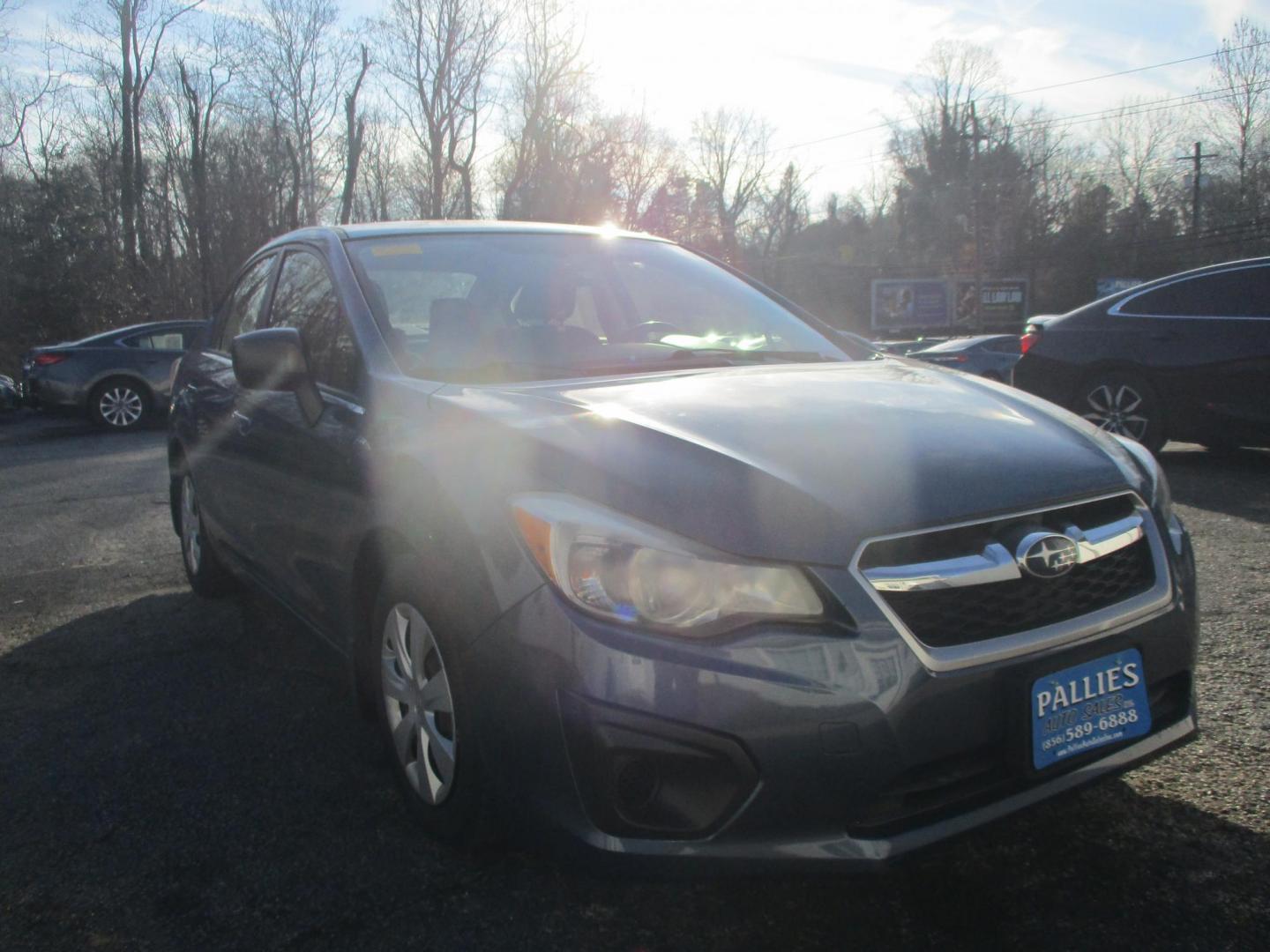 2013 BLUE Subaru Impreza Base 4-Door (JF1GJAA62DH) with an 2.0L H4 DOHC 16V engine, Continuously Variable Transmission transmission, located at 540a Delsea Drive, Sewell, NJ, 08080, (987) 867-5309, 39.752560, -75.111206 - Photo#8