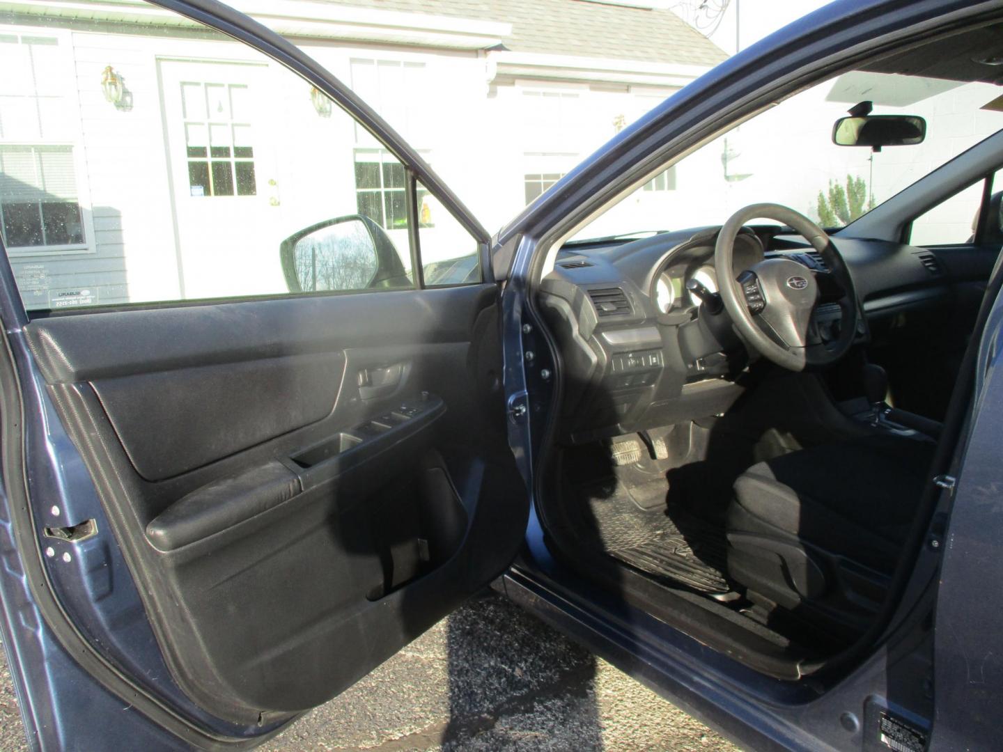 2013 BLUE Subaru Impreza Base 4-Door (JF1GJAA62DH) with an 2.0L H4 DOHC 16V engine, Continuously Variable Transmission transmission, located at 540a Delsea Drive, Sewell, NJ, 08080, (987) 867-5309, 39.752560, -75.111206 - Photo#10