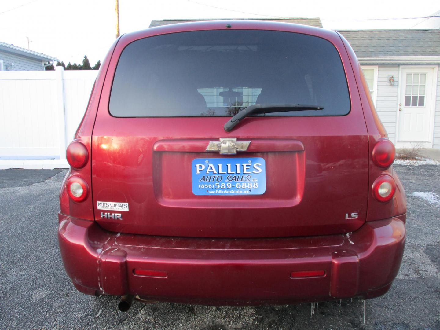 2008 RED Chevrolet HHR LS (3GNDA13D68S) with an 2.2L L4 DOHC 16V engine, 4-Speed Automatic Overdrive transmission, located at 540a Delsea Drive, Sewell, NJ, 08080, (987) 867-5309, 39.752560, -75.111206 - Photo#3
