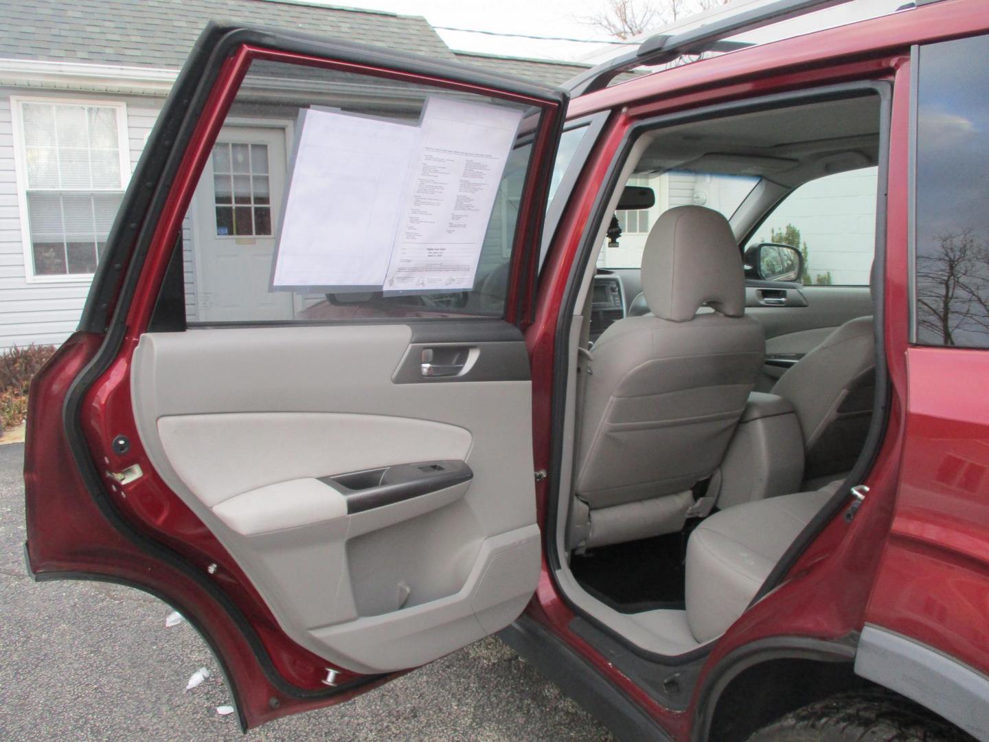 2011 RED Subaru Forester 2.5X Limited (JF2SHAEC9BH) with an 2.5L H4 SOHC 16V engine, 4-Speed Automatic transmission, located at 540a Delsea Drive, Sewell, NJ, 08080, (987) 867-5309, 39.752560, -75.111206 - Photo#14