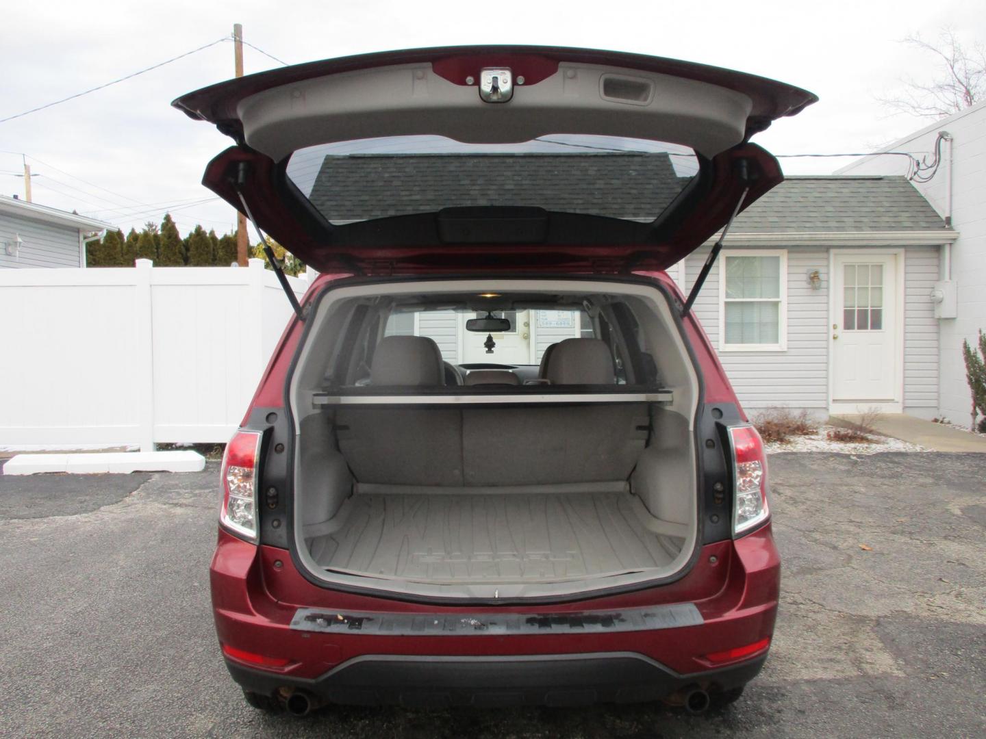 2011 RED Subaru Forester 2.5X Limited (JF2SHAEC9BH) with an 2.5L H4 SOHC 16V engine, 4-Speed Automatic transmission, located at 540a Delsea Drive, Sewell, NJ, 08080, (987) 867-5309, 39.752560, -75.111206 - Photo#26