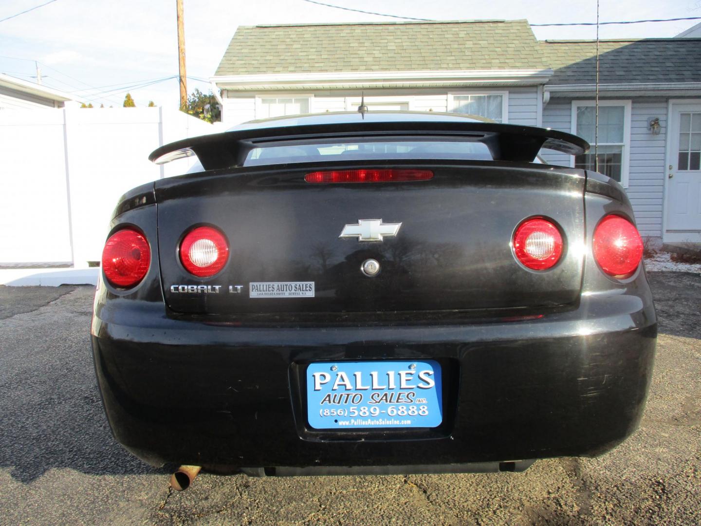2009 BLACK Chevrolet Cobalt LT1 Coupe (1G1AT18H297) with an 2.2L L4 DOHC 16V engine, 5-Speed Manual Overdrive transmission, located at 540a Delsea Drive, Sewell, NJ, 08080, (987) 867-5309, 39.752560, -75.111206 - Photo#3
