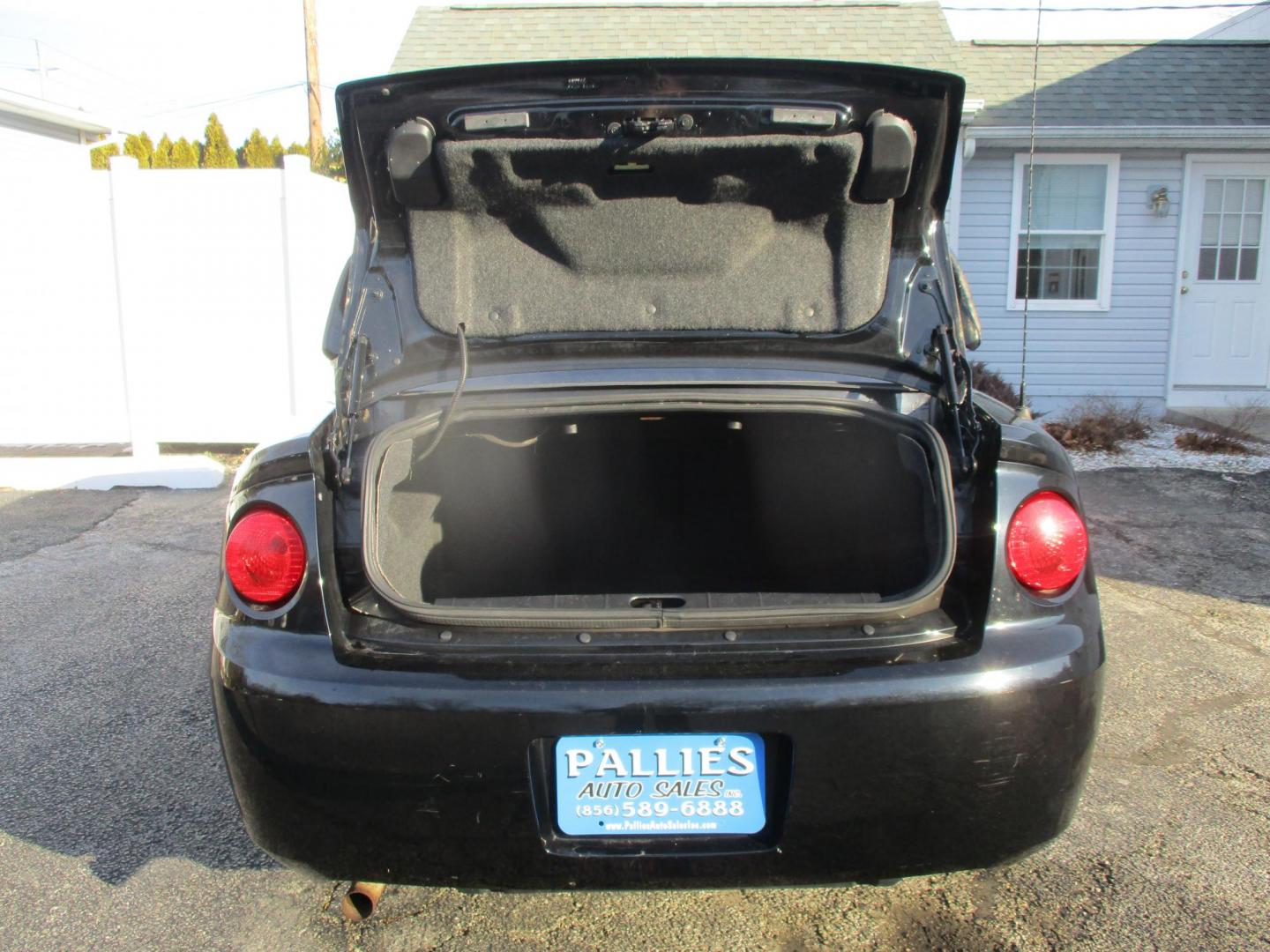 2009 BLACK Chevrolet Cobalt LT1 Coupe (1G1AT18H297) with an 2.2L L4 DOHC 16V engine, 5-Speed Manual Overdrive transmission, located at 540a Delsea Drive, Sewell, NJ, 08080, (987) 867-5309, 39.752560, -75.111206 - Photo#20