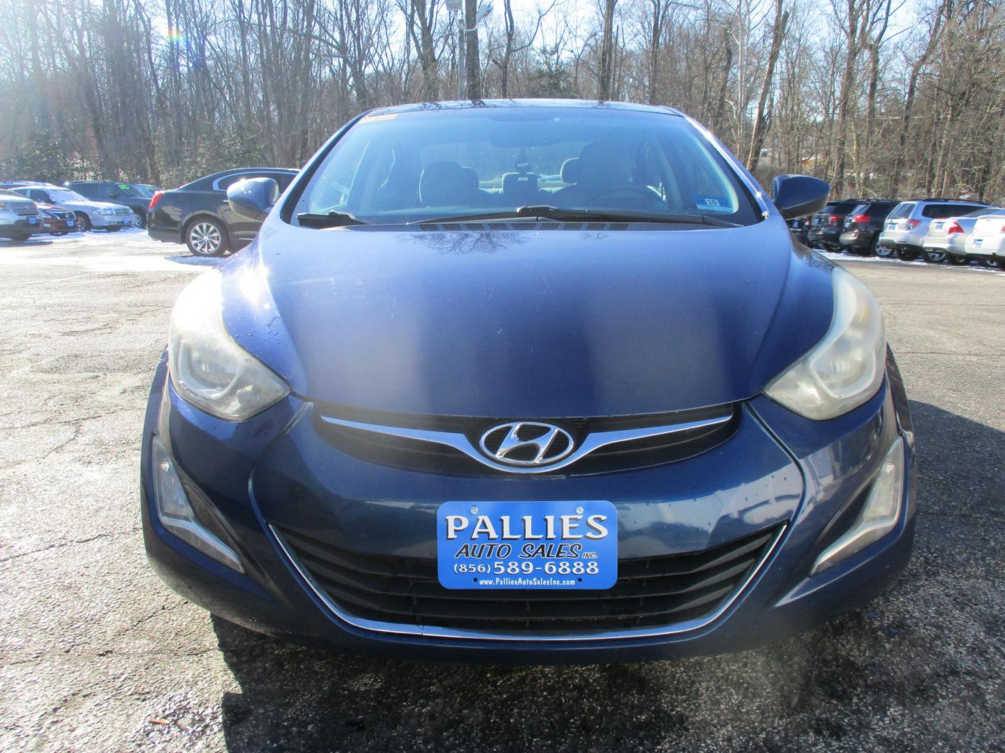 2016 BLUE Hyundai Elantra Limited (5NPDH4AE7GH) with an 1.8L L4 DOHC 16V engine, 6-Speed Automatic transmission, located at 540a Delsea Drive, Sewell, NJ, 08080, (987) 867-5309, 39.752560, -75.111206 - Photo#8