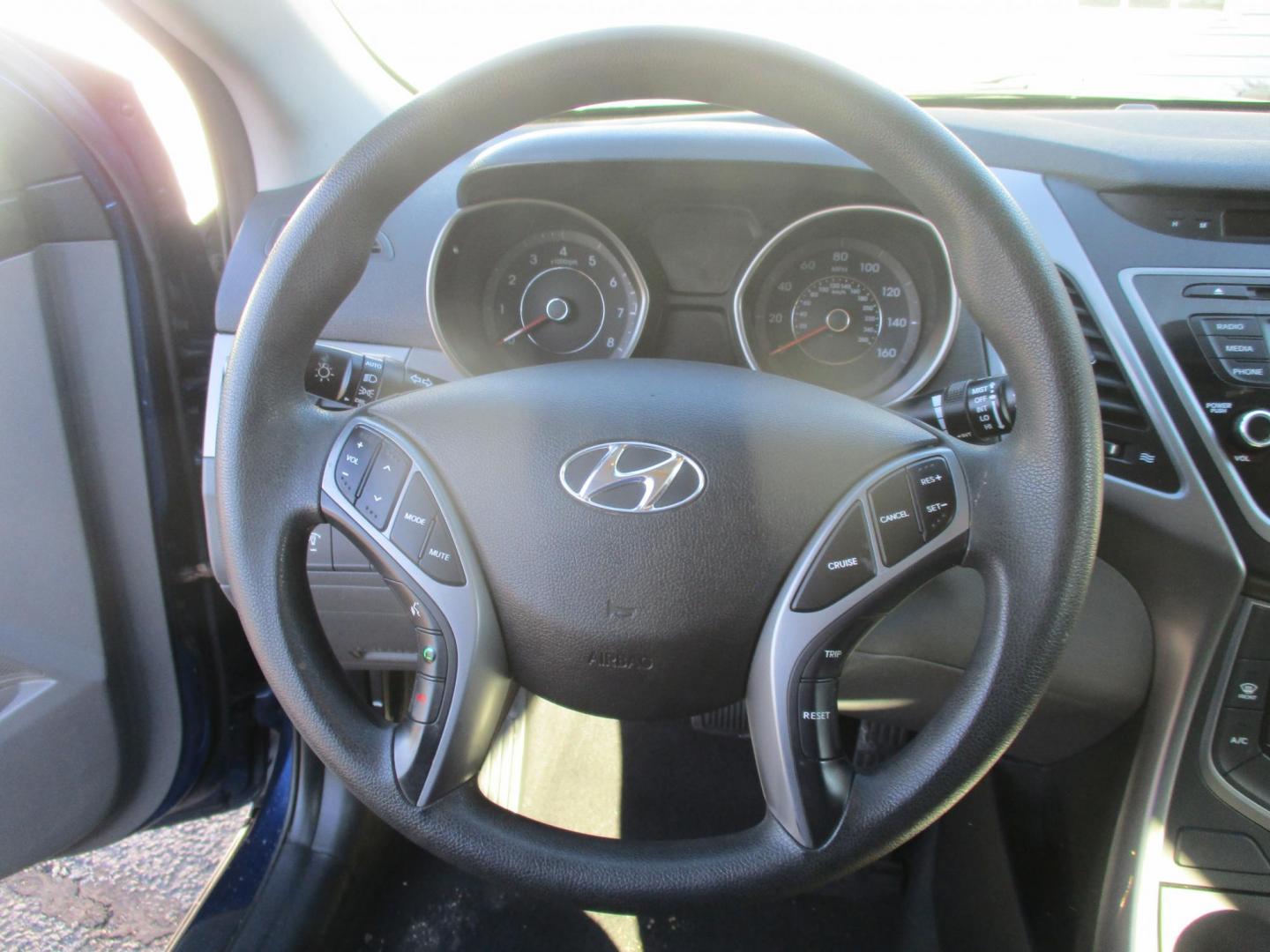 2016 BLUE Hyundai Elantra Limited (5NPDH4AE7GH) with an 1.8L L4 DOHC 16V engine, 6-Speed Automatic transmission, located at 540a Delsea Drive, Sewell, NJ, 08080, (987) 867-5309, 39.752560, -75.111206 - Photo#15