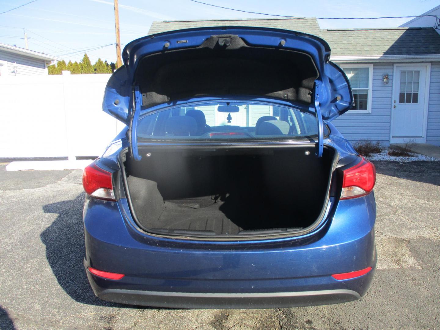 2016 BLUE Hyundai Elantra Limited (5NPDH4AE7GH) with an 1.8L L4 DOHC 16V engine, 6-Speed Automatic transmission, located at 540a Delsea Drive, Sewell, NJ, 08080, (987) 867-5309, 39.752560, -75.111206 - Photo#23