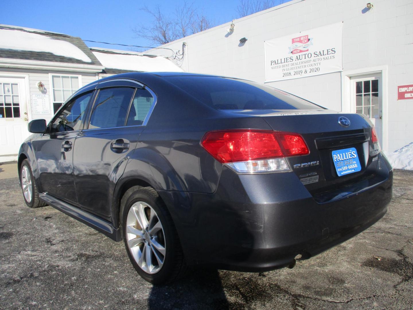 2014 GRAY Subaru Legacy 2.5i (4S3BMBA68E3) with an 2.5L H4 SOHC 16V engine, Continuously Variable Transmission transmission, located at 540a Delsea Drive, Sewell, NJ, 08080, (987) 867-5309, 39.752560, -75.111206 - Photo#2