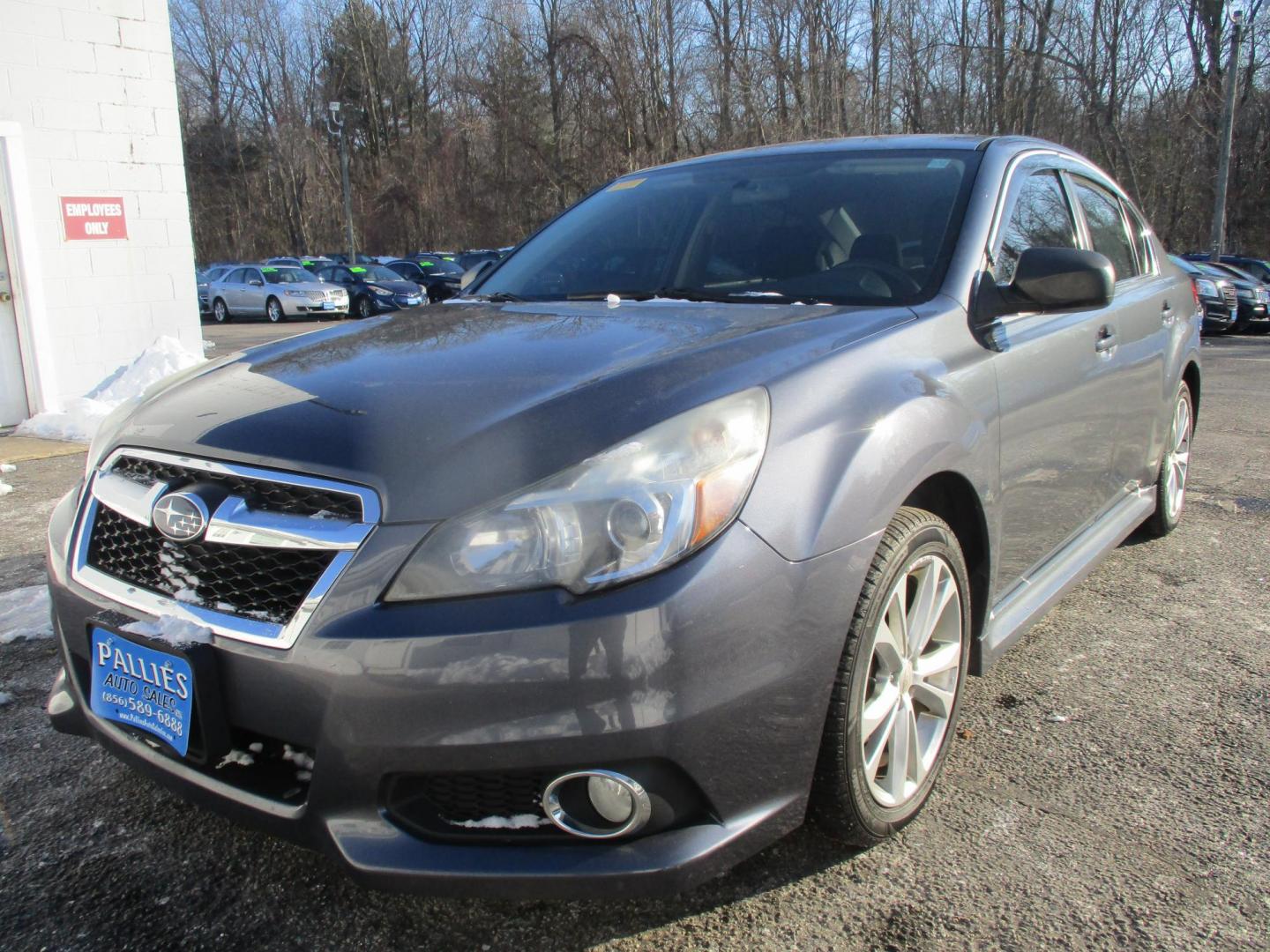 2014 GRAY Subaru Legacy 2.5i (4S3BMBA68E3) with an 2.5L H4 SOHC 16V engine, Continuously Variable Transmission transmission, located at 540a Delsea Drive, Sewell, NJ, 08080, (987) 867-5309, 39.752560, -75.111206 - Photo#0