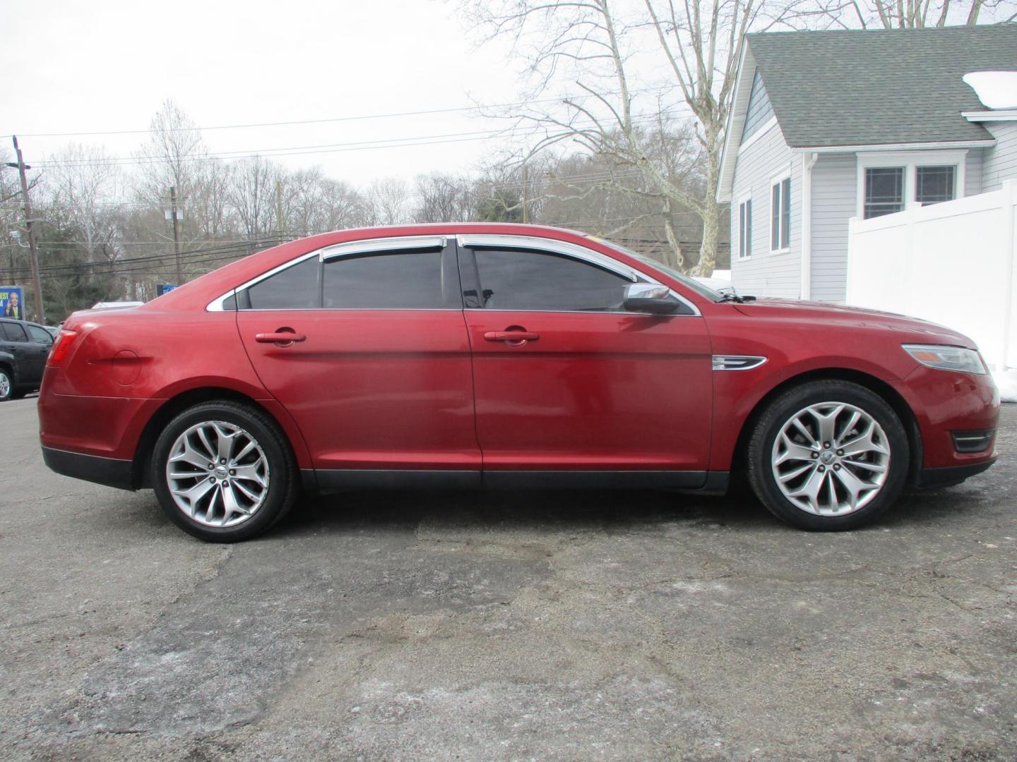 2013 RED Ford Taurus Limited FWD (1FAHP2F81DG) with an 3.5L V6 DOHC 24V engine, 6-Speed Automatic transmission, located at 540a Delsea Drive, Sewell, NJ, 08080, (987) 867-5309, 39.752560, -75.111206 - Photo#7