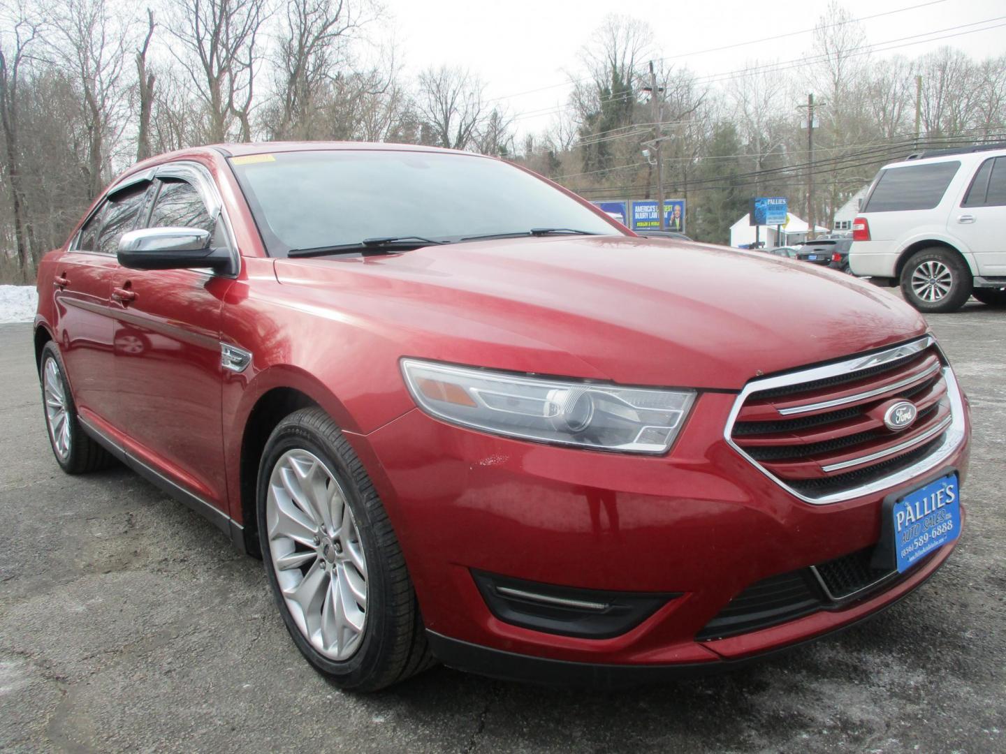 2013 RED Ford Taurus Limited FWD (1FAHP2F81DG) with an 3.5L V6 DOHC 24V engine, 6-Speed Automatic transmission, located at 540a Delsea Drive, Sewell, NJ, 08080, (987) 867-5309, 39.752560, -75.111206 - Photo#8