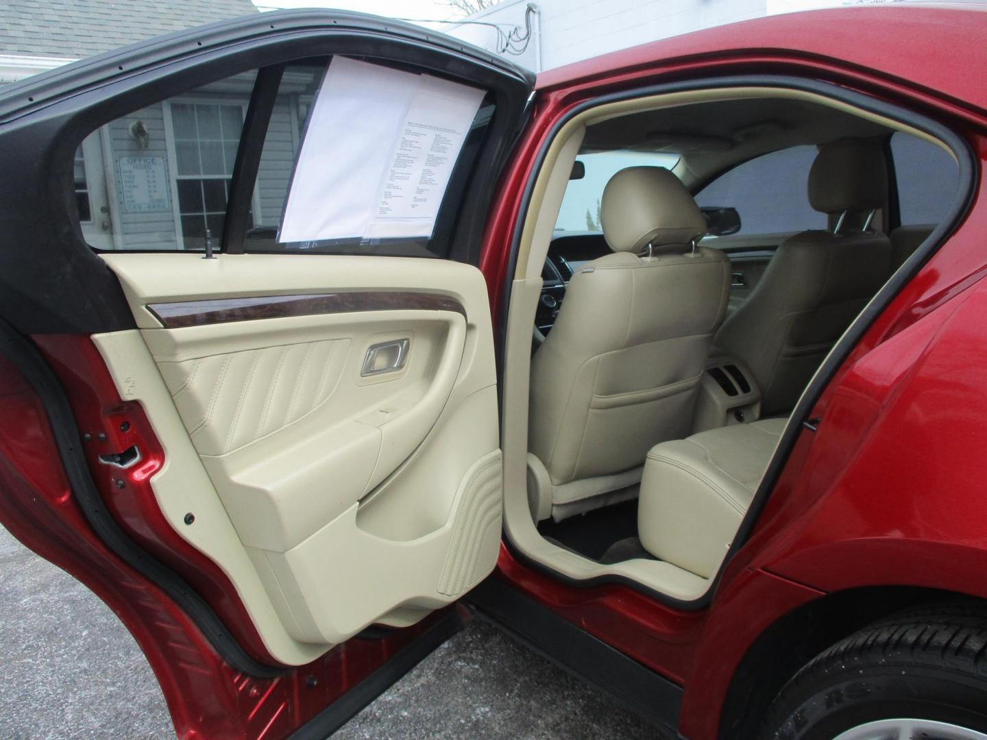2013 RED Ford Taurus Limited FWD (1FAHP2F81DG) with an 3.5L V6 DOHC 24V engine, 6-Speed Automatic transmission, located at 540a Delsea Drive, Sewell, NJ, 08080, (987) 867-5309, 39.752560, -75.111206 - Photo#13