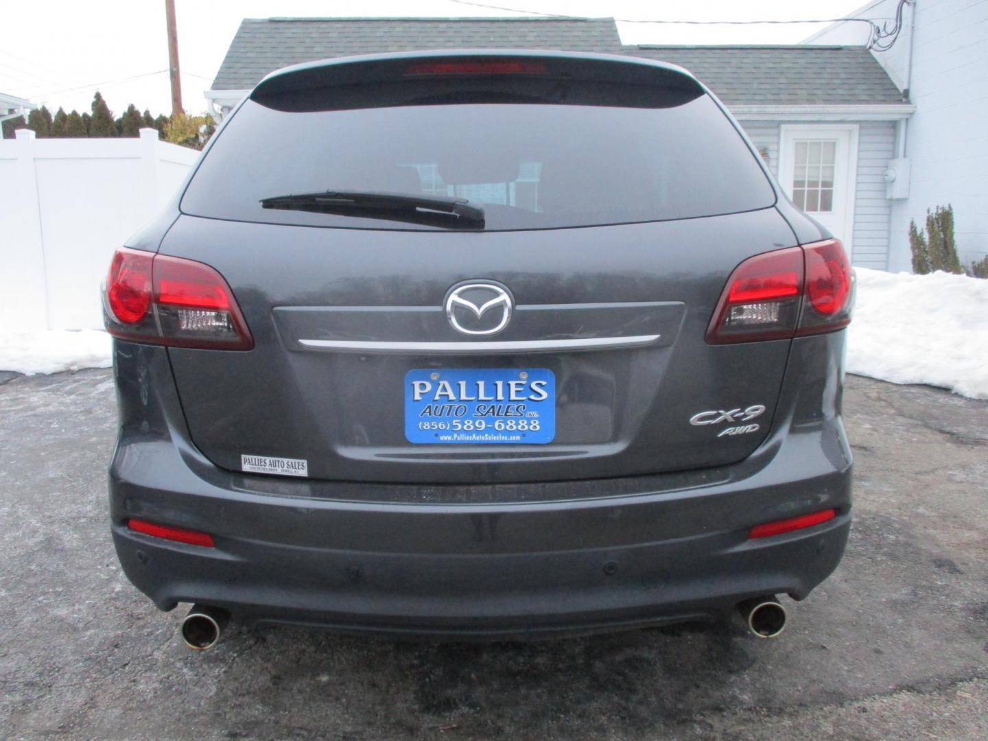 2013 GRAY Mazda CX-9 Grand Touring AWD (JM3TB3DVXD0) with an 3.7L V6 DOHC 24V engine, 6-Speed Automatic transmission, located at 540a Delsea Drive, Sewell, NJ, 08080, (987) 867-5309, 39.752560, -75.111206 - Photo#3
