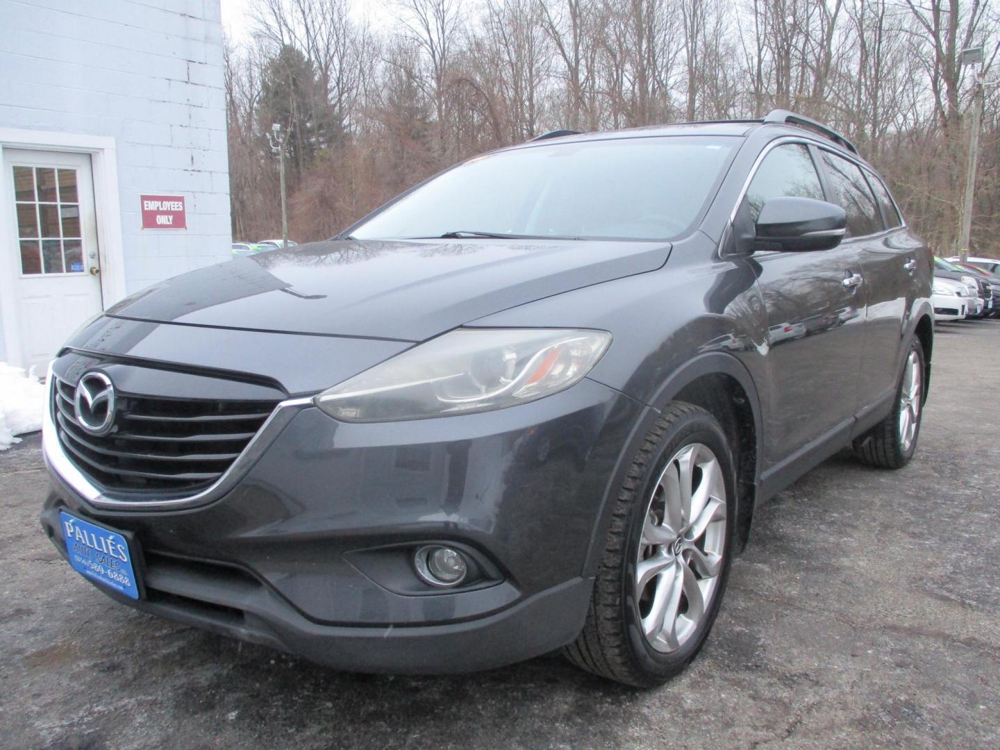 2013 GRAY Mazda CX-9 Grand Touring AWD (JM3TB3DVXD0) with an 3.7L V6 DOHC 24V engine, 6-Speed Automatic transmission, located at 540a Delsea Drive, Sewell, NJ, 08080, (987) 867-5309, 39.752560, -75.111206 - Photo#0