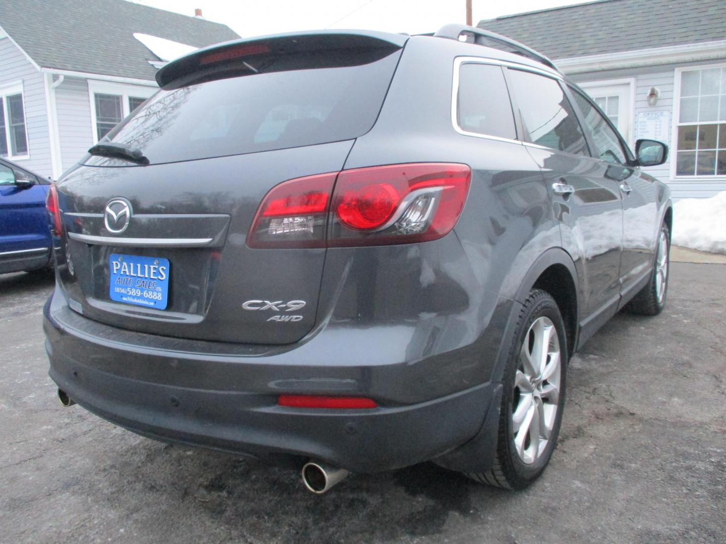 2013 GRAY Mazda CX-9 Grand Touring AWD (JM3TB3DVXD0) with an 3.7L V6 DOHC 24V engine, 6-Speed Automatic transmission, located at 540a Delsea Drive, Sewell, NJ, 08080, (987) 867-5309, 39.752560, -75.111206 - Photo#6