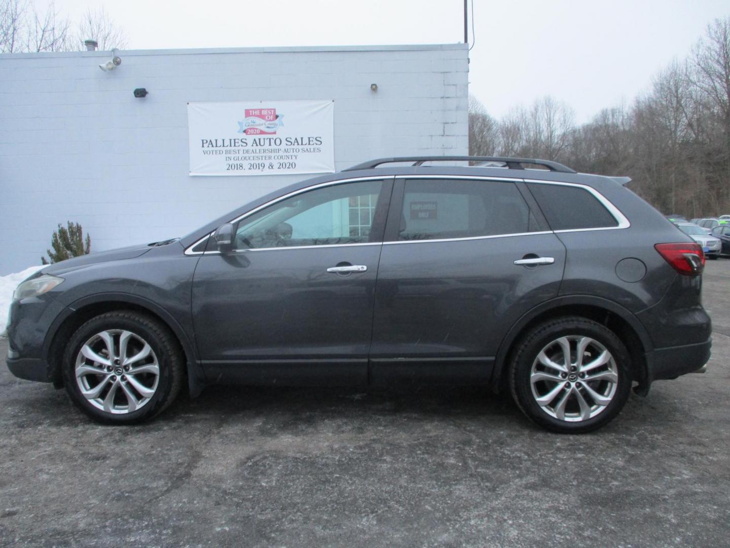 2013 GRAY Mazda CX-9 Grand Touring AWD (JM3TB3DVXD0) with an 3.7L V6 DOHC 24V engine, 6-Speed Automatic transmission, located at 540a Delsea Drive, Sewell, NJ, 08080, (987) 867-5309, 39.752560, -75.111206 - Photo#1