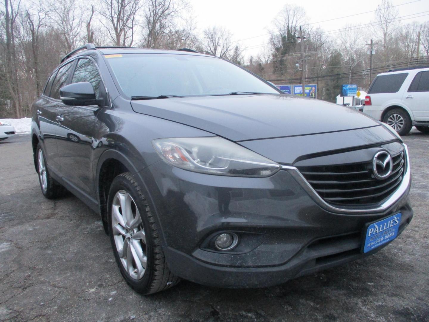 2013 GRAY Mazda CX-9 Grand Touring AWD (JM3TB3DVXD0) with an 3.7L V6 DOHC 24V engine, 6-Speed Automatic transmission, located at 540a Delsea Drive, Sewell, NJ, 08080, (987) 867-5309, 39.752560, -75.111206 - Photo#8