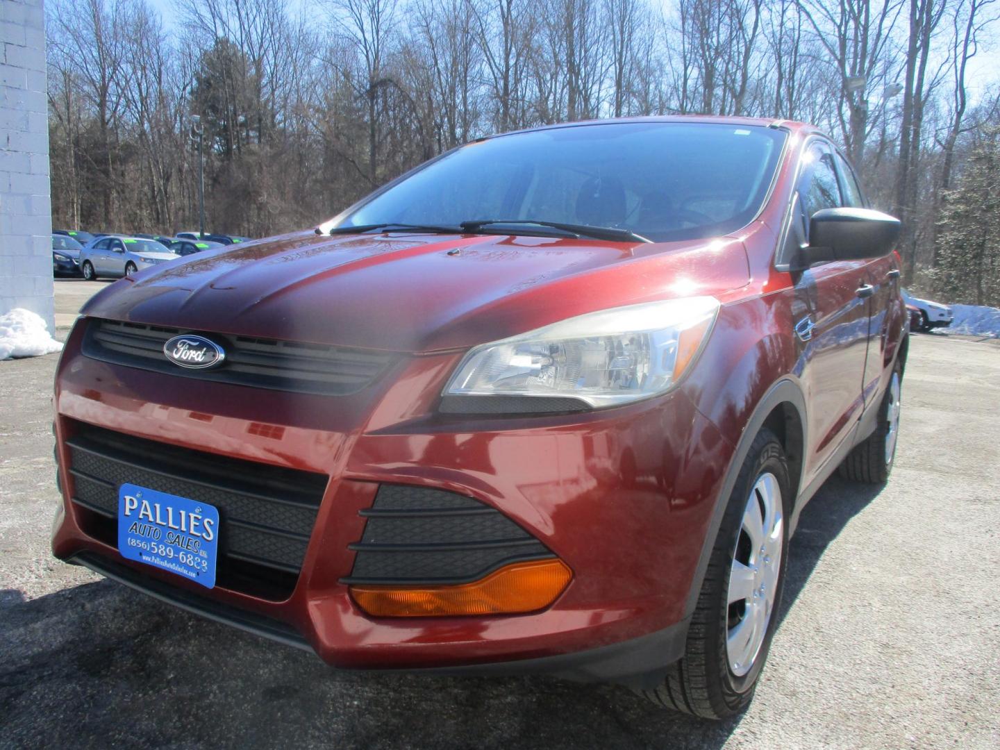 2016 RED Ford Escape S FWD (1FMCU0F73GU) with an 2.5L L4 DOHC 16V engine, 6-Speed Automatic transmission, located at 540a Delsea Drive, Sewell, NJ, 08080, (987) 867-5309, 39.752560, -75.111206 - Photo#0
