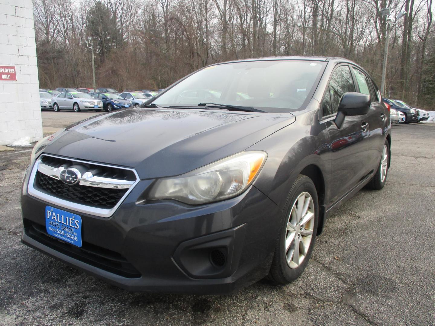 2012 GRAY Subaru Impreza Premium 5-Door w/All Weather Package (JF1GPAC68CH) with an 2.0L H4 DOHC 16V engine, Continuously Variable Transmission transmission, located at 540a Delsea Drive, Sewell, NJ, 08080, (987) 867-5309, 39.752560, -75.111206 - Photo#0