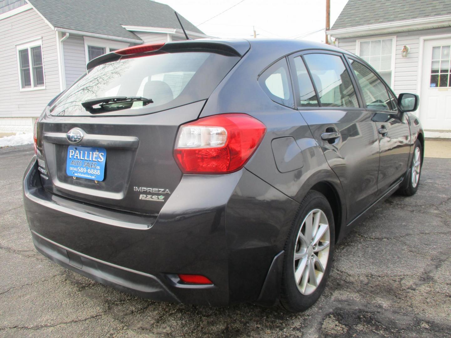 2012 GRAY Subaru Impreza Premium 5-Door w/All Weather Package (JF1GPAC68CH) with an 2.0L H4 DOHC 16V engine, Continuously Variable Transmission transmission, located at 540a Delsea Drive, Sewell, NJ, 08080, (987) 867-5309, 39.752560, -75.111206 - Photo#7