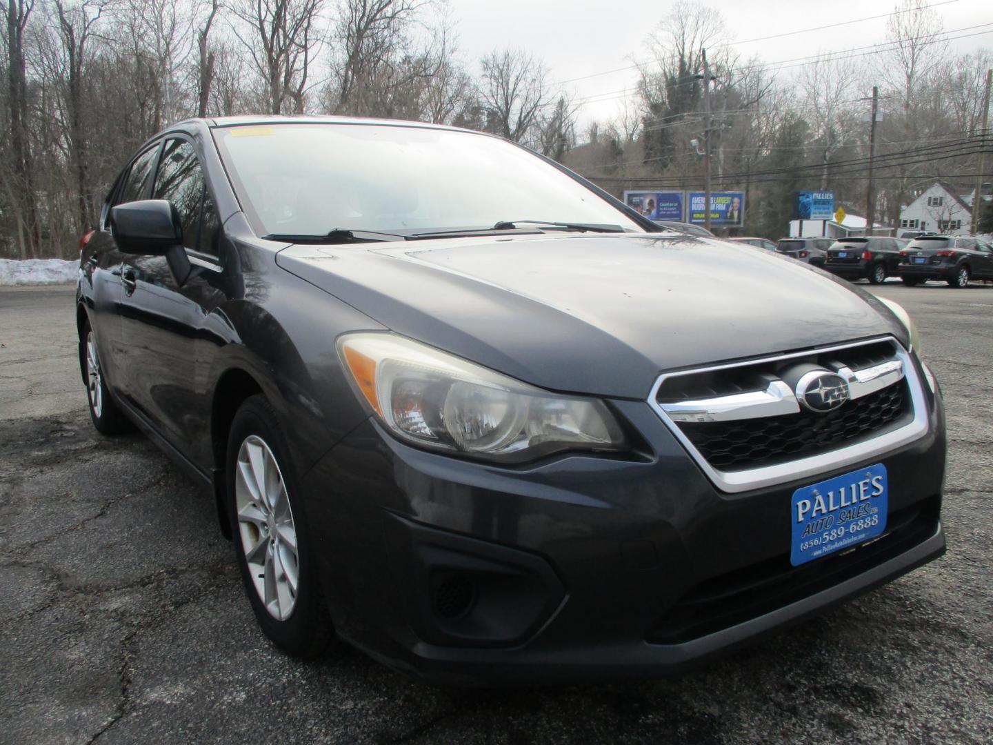2012 GRAY Subaru Impreza Premium 5-Door w/All Weather Package (JF1GPAC68CH) with an 2.0L H4 DOHC 16V engine, Continuously Variable Transmission transmission, located at 540a Delsea Drive, Sewell, NJ, 08080, (987) 867-5309, 39.752560, -75.111206 - Photo#9