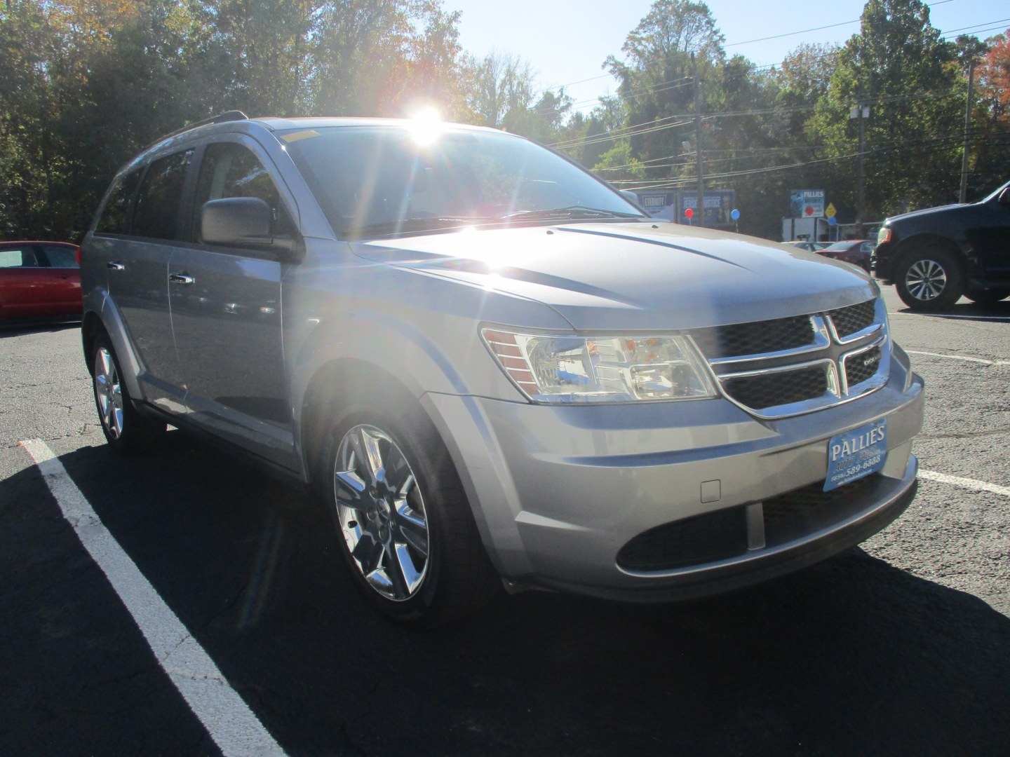 2015 SILVER Dodge Journey SE (3C4PDCAB1FT) with an 2.4L L4 DOHC 16V engine, 4-Speed Automatic transmission, located at 540a Delsea Drive, Sewell, NJ, 08080, (987) 867-5309, 39.752560, -75.111206- Photo#7