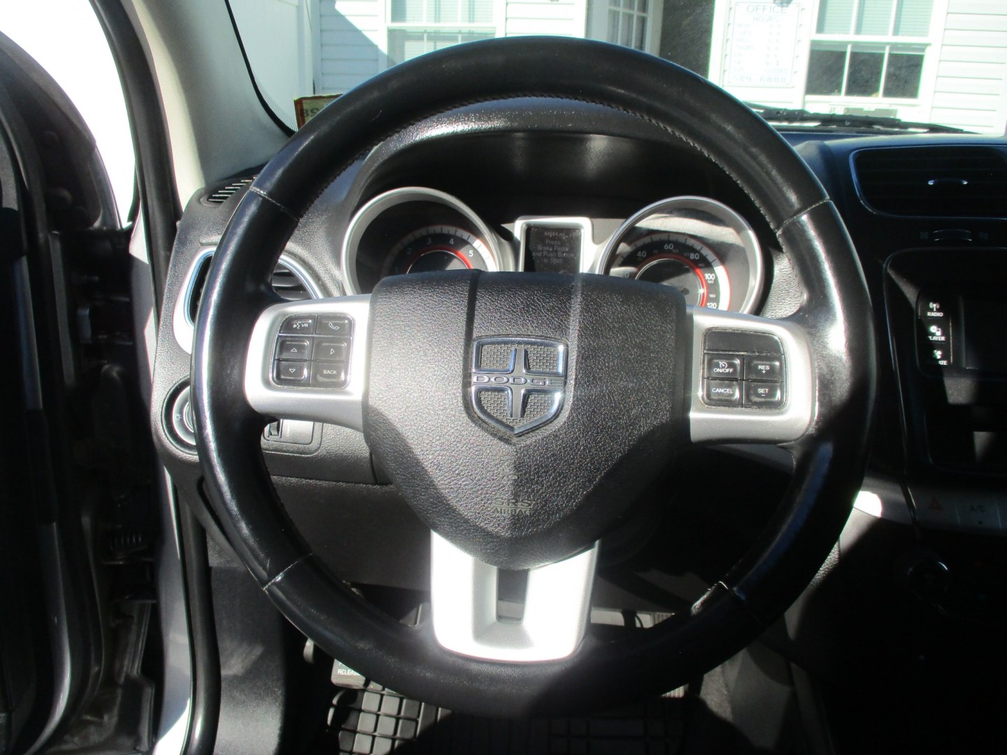 2015 SILVER Dodge Journey SE (3C4PDCAB1FT) with an 2.4L L4 DOHC 16V engine, 4-Speed Automatic transmission, located at 540a Delsea Drive, Sewell, NJ, 08080, (987) 867-5309, 39.752560, -75.111206- Photo#16