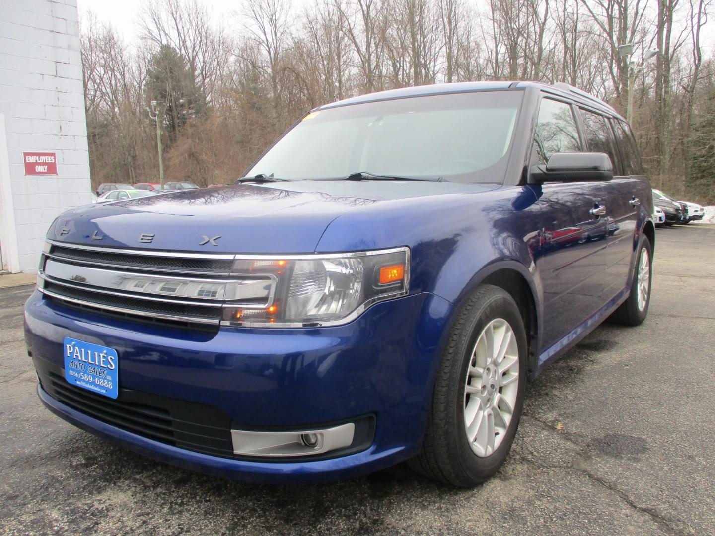2015 BLUE Ford Flex SEL AWD (2FMHK6C89FB) with an 3.5L V6 DOHC 24V engine, 6A transmission, located at 540a Delsea Drive, Sewell, NJ, 08080, (987) 867-5309, 39.752560, -75.111206 - Photo#0