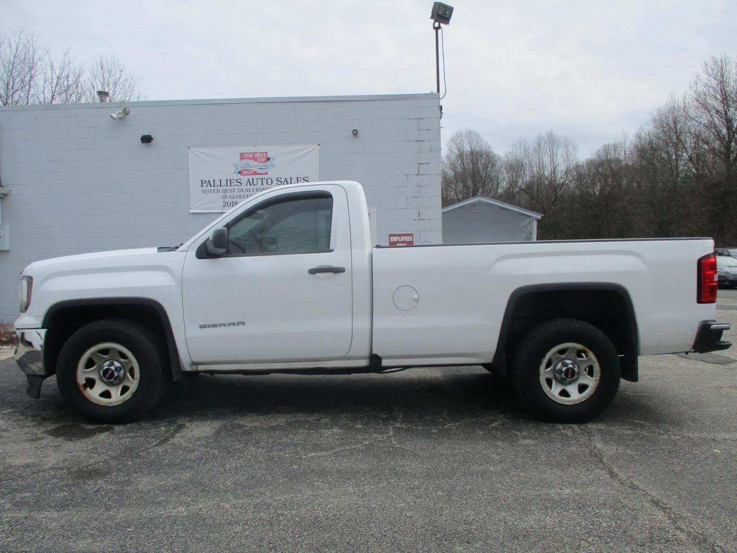 2016 WHITE GMC Sierra 1500 Base Long Box 2WD (1GTN1LEC6GZ) with an 5.3L V8 OHV 16V engine, 6A transmission, located at 540a Delsea Drive, Sewell, NJ, 08080, (987) 867-5309, 39.752560, -75.111206 - Photo#1