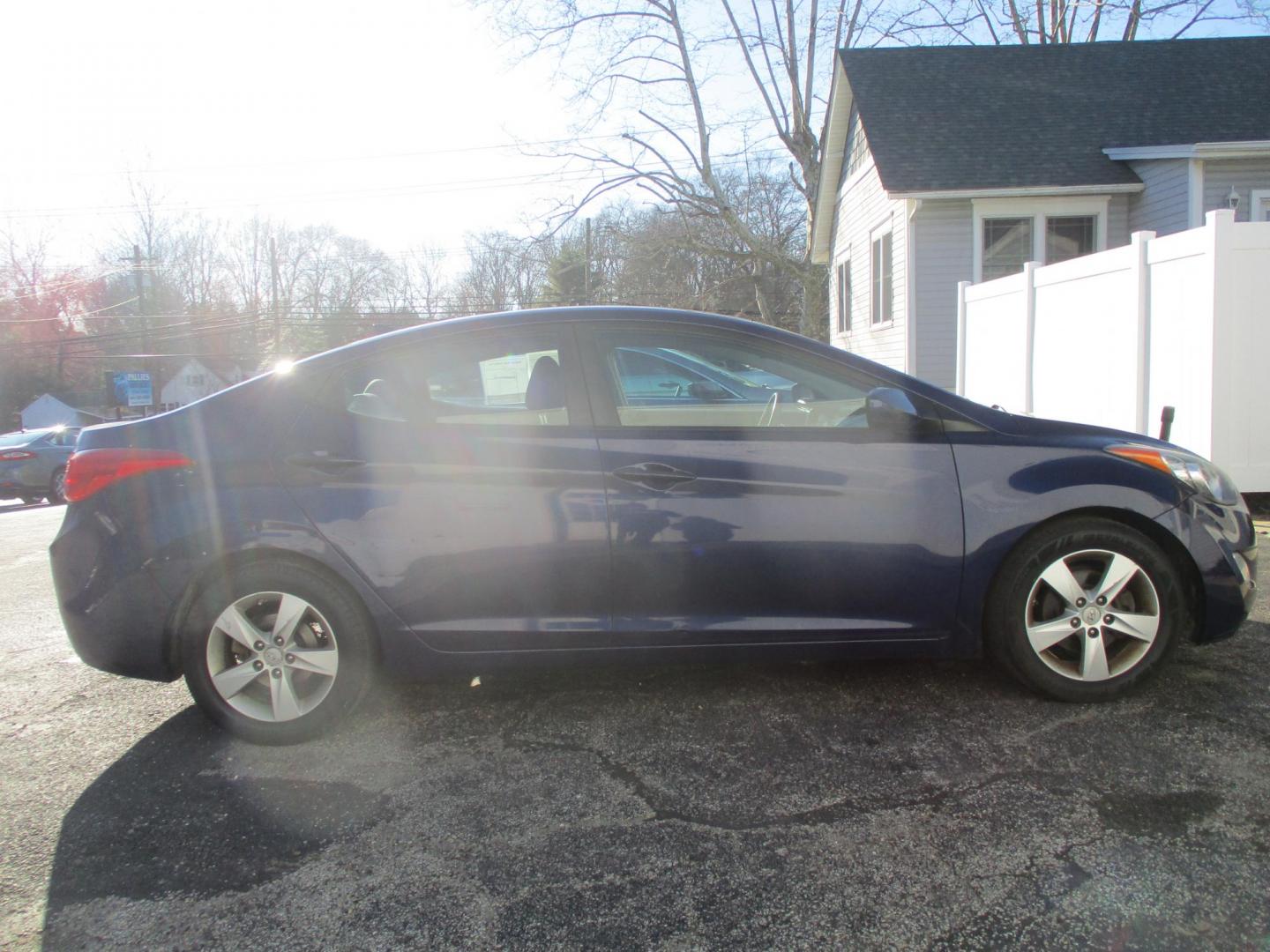 2013 BLUE Hyundai Elantra Limited (5NPDH4AE9DH) with an 1.8L L4 DOHC 16V engine, 6-Speed Automatic transmission, located at 540a Delsea Drive, Sewell, NJ, 08080, (987) 867-5309, 39.752560, -75.111206 - Photo#5