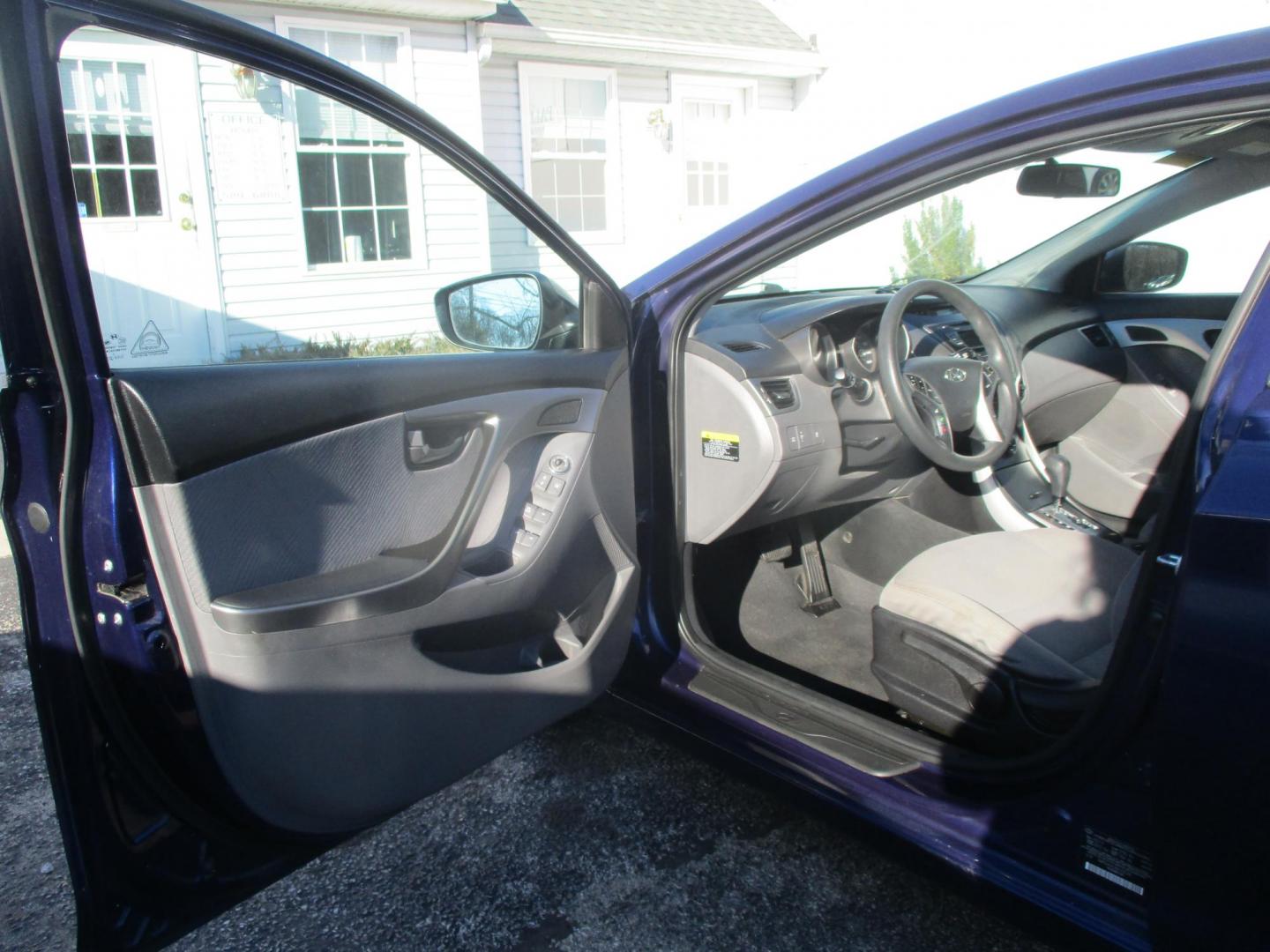 2013 BLUE Hyundai Elantra Limited (5NPDH4AE9DH) with an 1.8L L4 DOHC 16V engine, 6-Speed Automatic transmission, located at 540a Delsea Drive, Sewell, NJ, 08080, (987) 867-5309, 39.752560, -75.111206- Photo#8