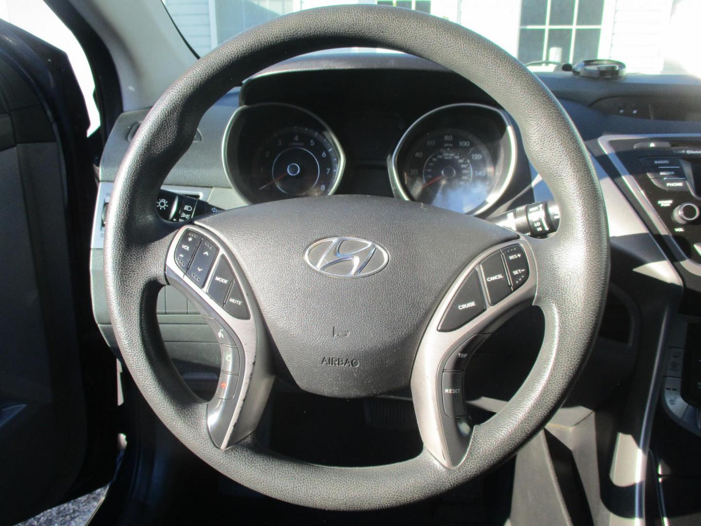 2013 BLUE Hyundai Elantra Limited (5NPDH4AE9DH) with an 1.8L L4 DOHC 16V engine, 6-Speed Automatic transmission, located at 540a Delsea Drive, Sewell, NJ, 08080, (987) 867-5309, 39.752560, -75.111206 - Photo#14