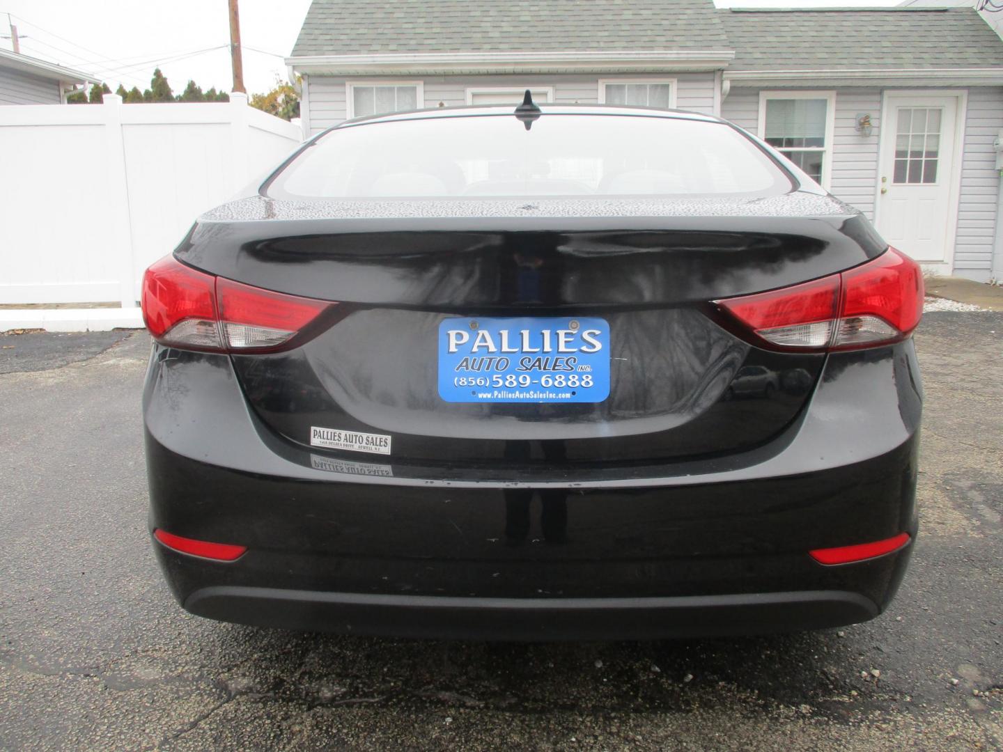 2016 BLACK Hyundai Elantra Limited (5NPDH4AE6GH) with an 1.8L L4 DOHC 16V engine, 6-Speed Automatic transmission, located at 540a Delsea Drive, Sewell, NJ, 08080, (987) 867-5309, 39.752560, -75.111206 - Photo#3