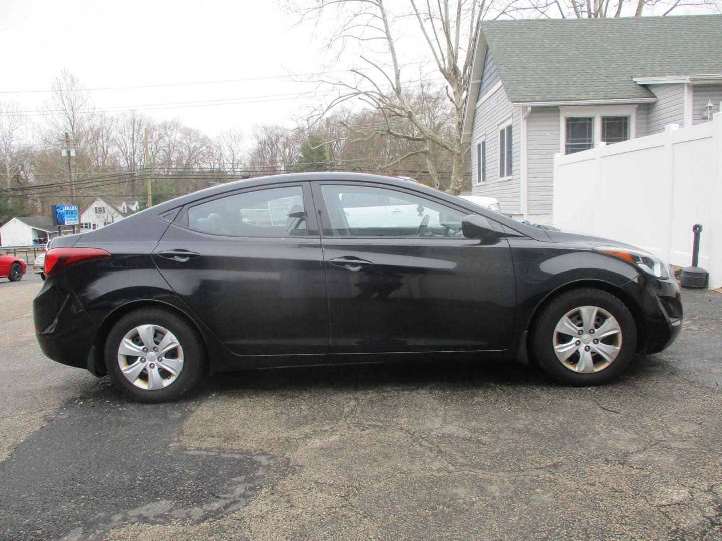 2016 BLACK Hyundai Elantra Limited (5NPDH4AE6GH) with an 1.8L L4 DOHC 16V engine, 6-Speed Automatic transmission, located at 540a Delsea Drive, Sewell, NJ, 08080, (987) 867-5309, 39.752560, -75.111206 - Photo#6