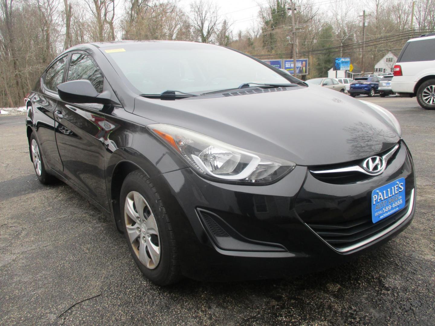 2016 BLACK Hyundai Elantra Limited (5NPDH4AE6GH) with an 1.8L L4 DOHC 16V engine, 6-Speed Automatic transmission, located at 540a Delsea Drive, Sewell, NJ, 08080, (987) 867-5309, 39.752560, -75.111206 - Photo#7